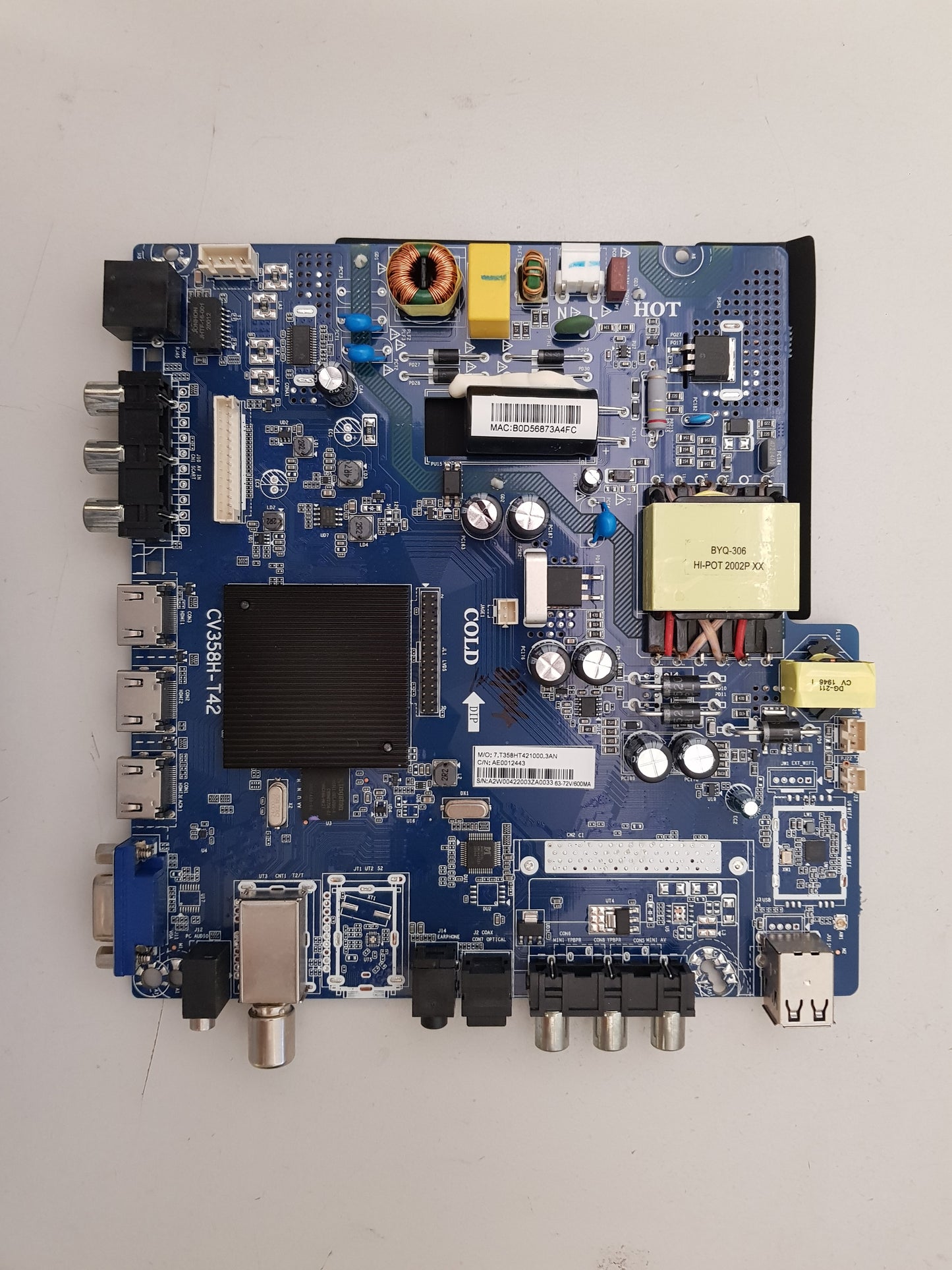 GENUINE BLAUPUNKT BP400AU5100 MAIN BOARD CV358H-T42 A2W00422003ZA0033