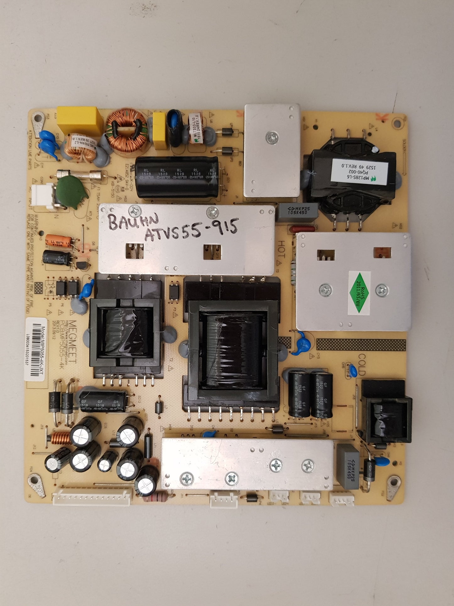 GENUINE BAUHN ATVS55-915 POWER SUPPLY BOARD MP5055-4K MIP5055-4K-JXT
