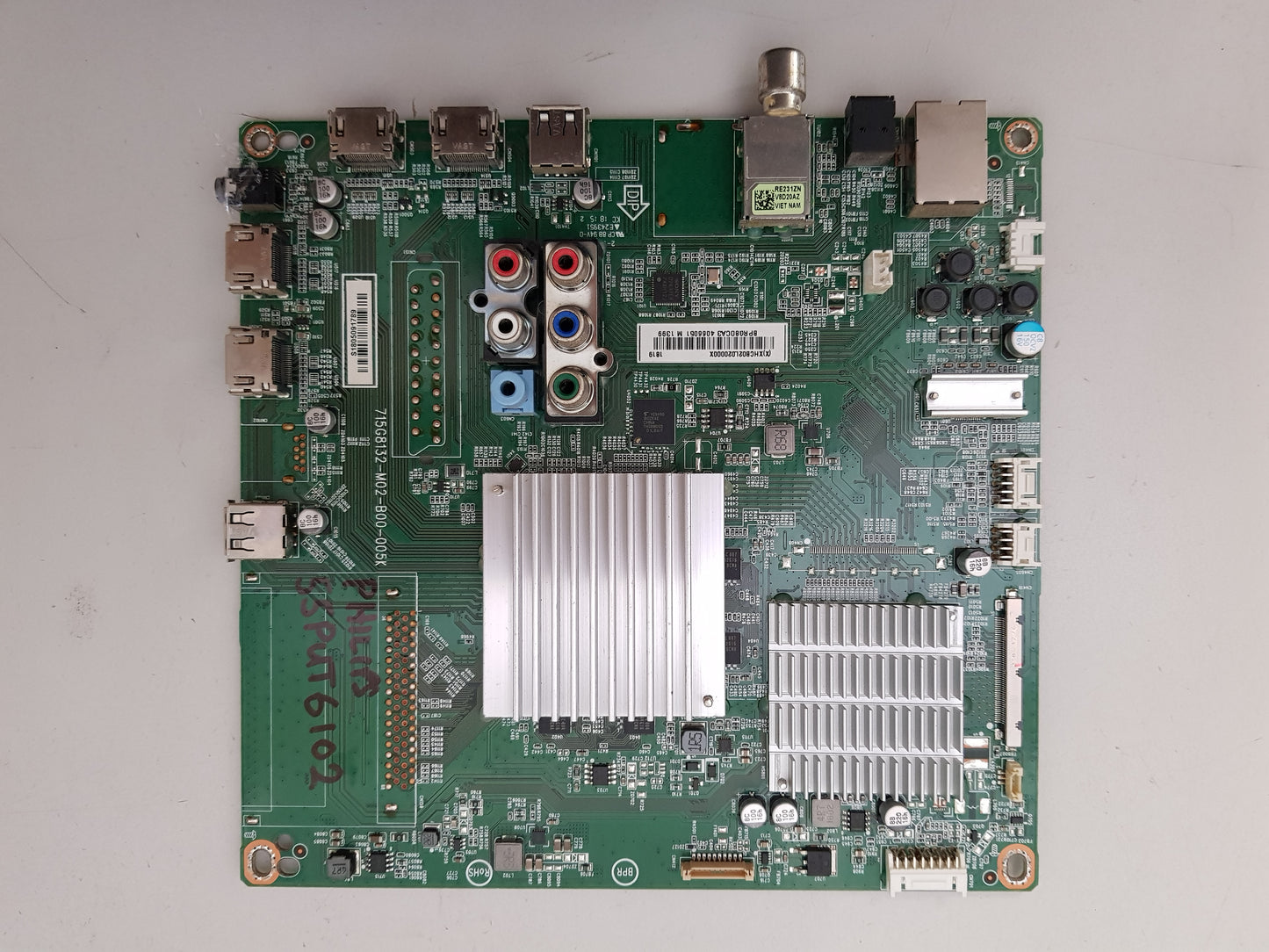 GENUINE PHILIPS 55PUT6102 MAIN BOARD 7155G8132-M02-B00-005K