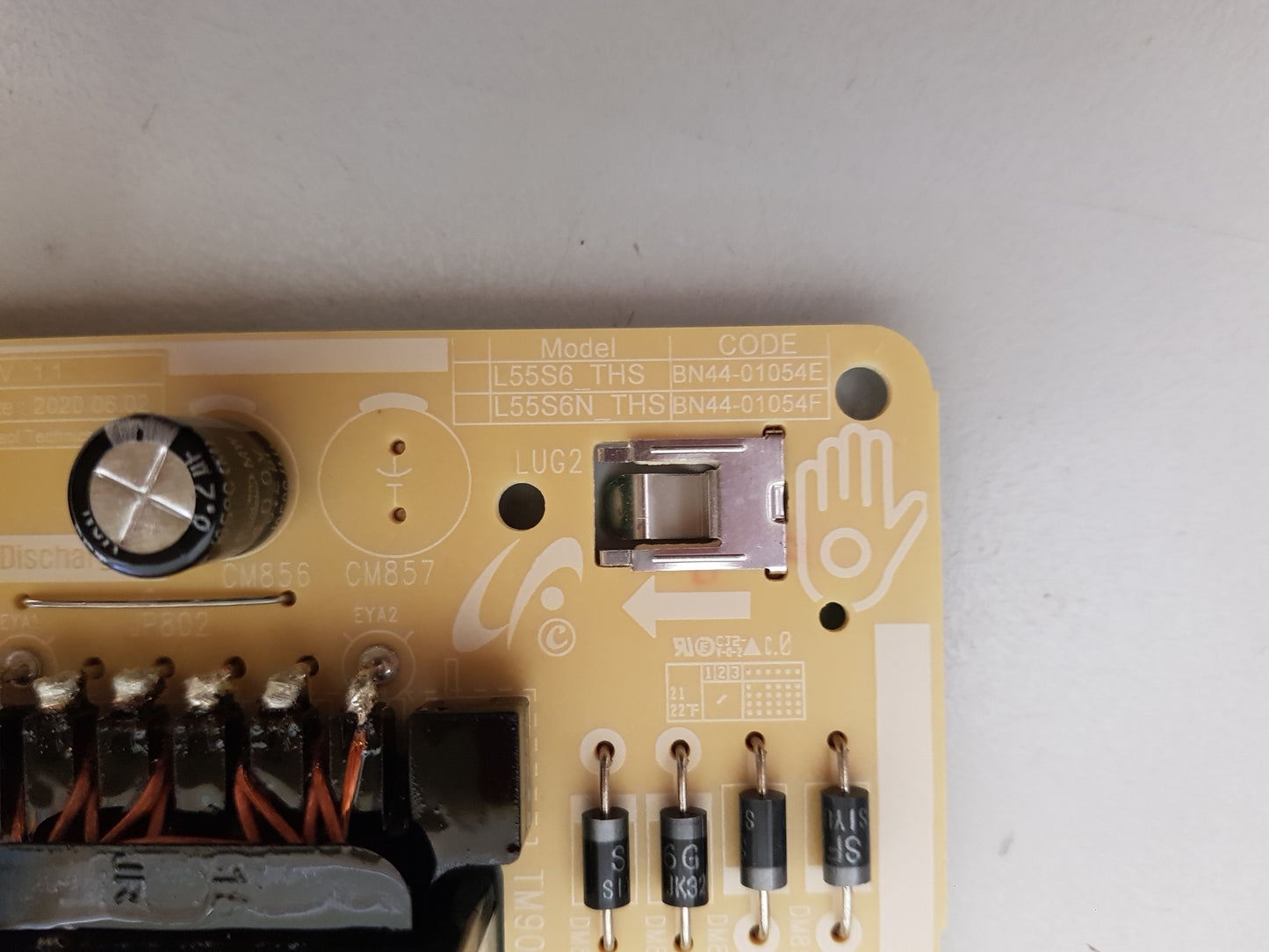 SAMSUNG UA50TU8000 POWER SUPPLY BOARD BN44-01054E