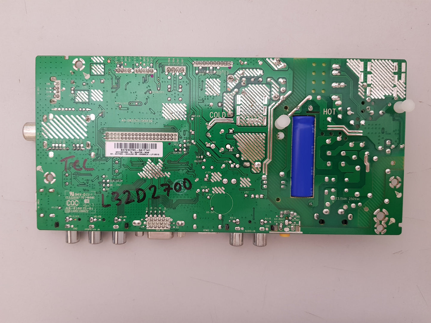 GENUINE TCL L32D2700 MAIN BOARD SHS2404-101S T8-32APZ5-MA9 40-DB3703-SHXX3Q