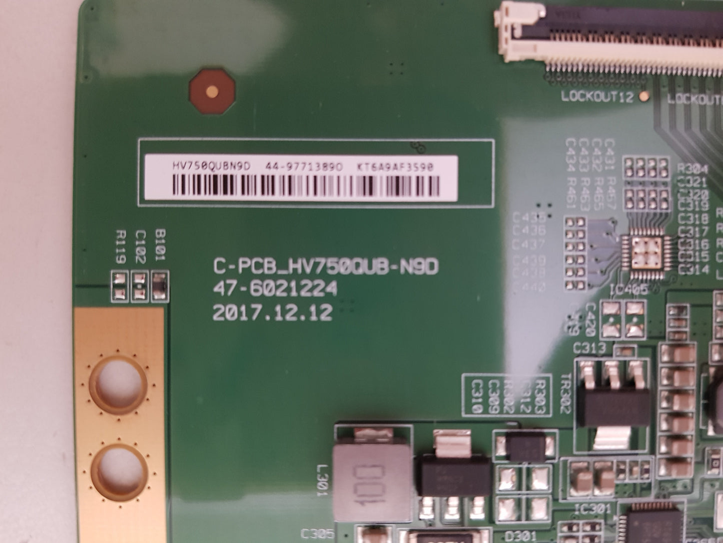 GENUINE HISENSE 75R6 T-CON BOARD 44-97713890 47-6021224