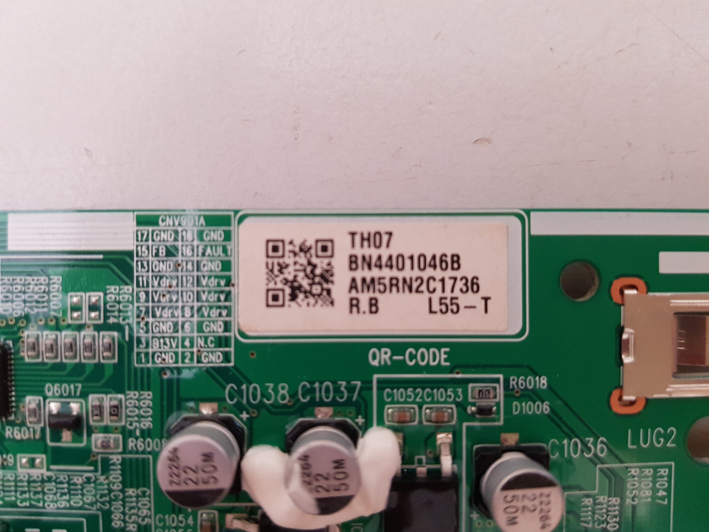 GENUINE SAMSUNG QA55Q80TAW LED DRIVER BOARD BN44-01046B L55S8NC_THS