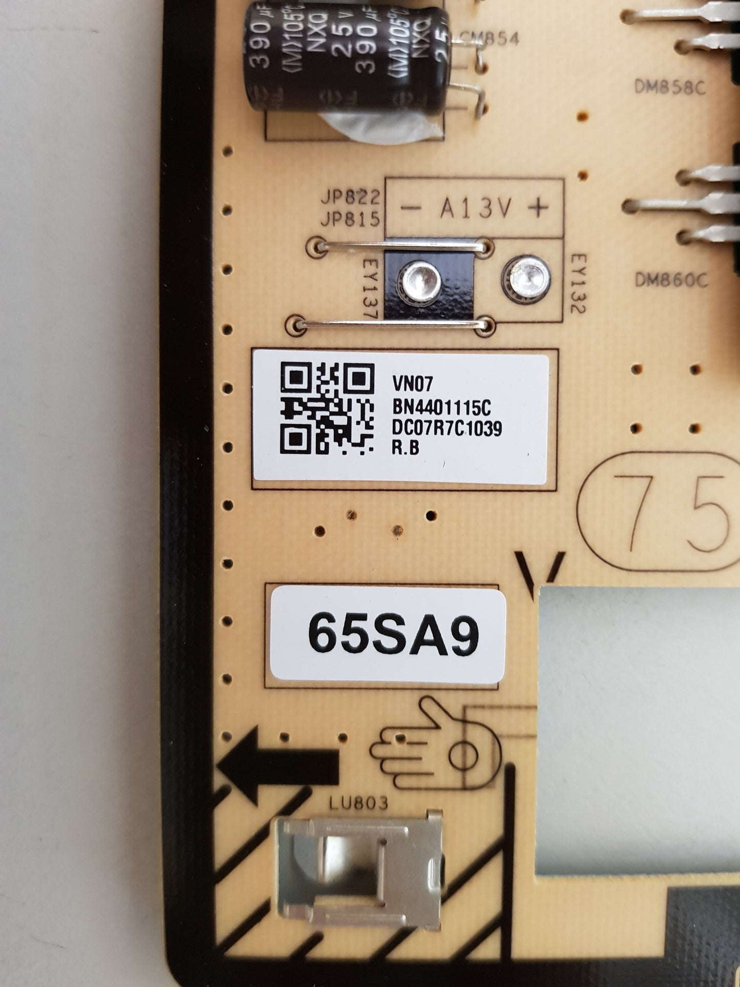 SAMSUNG QA65QN90AAW POWER SUPPLY BOARD BN44-01115C L65SA9NA_ADY