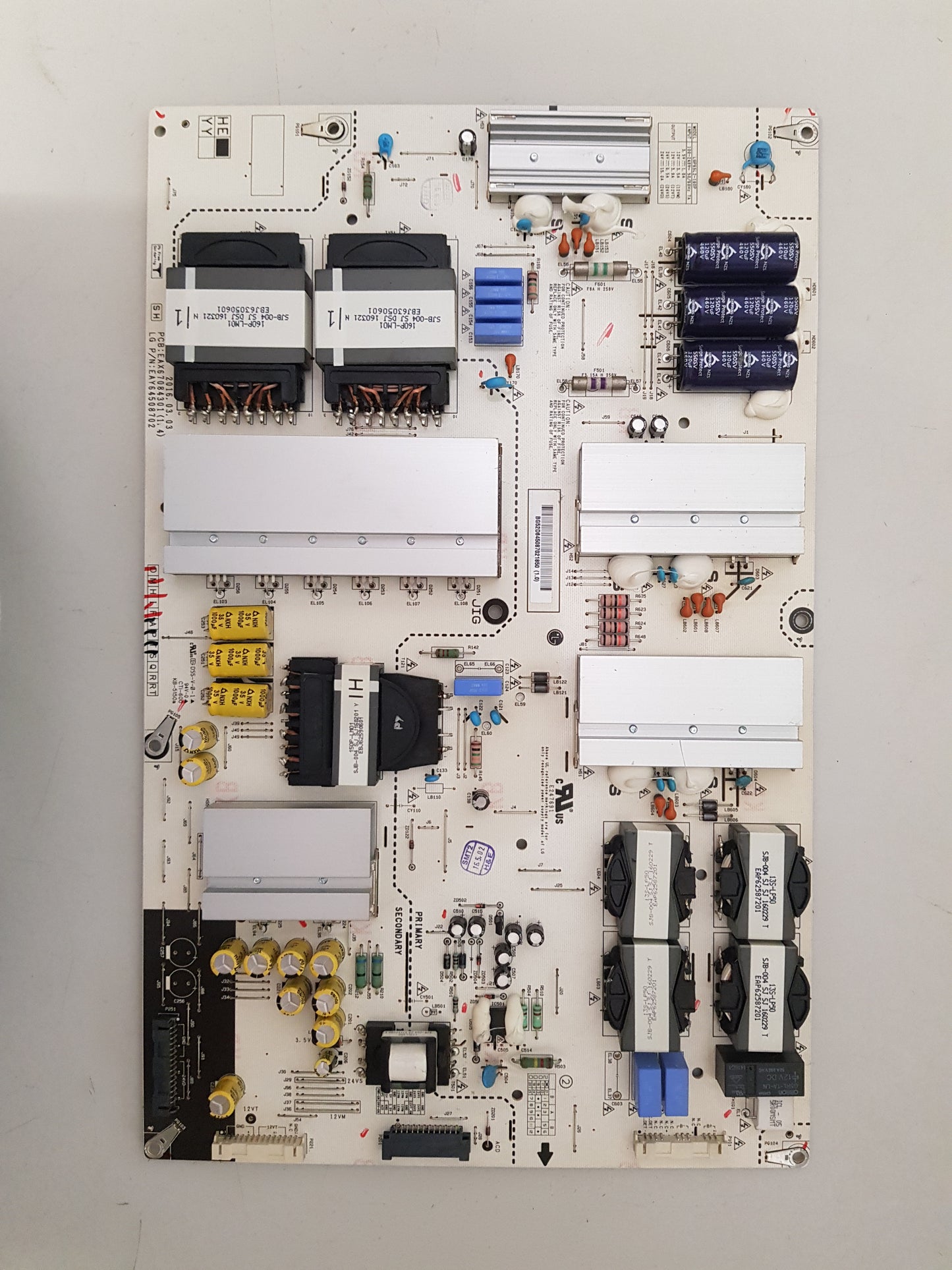 GENUINE LG OLED 65C6T .T POWER SUPPLY BOARD EAX67084301 1.4 EAY64508702 LGP65L2-160P