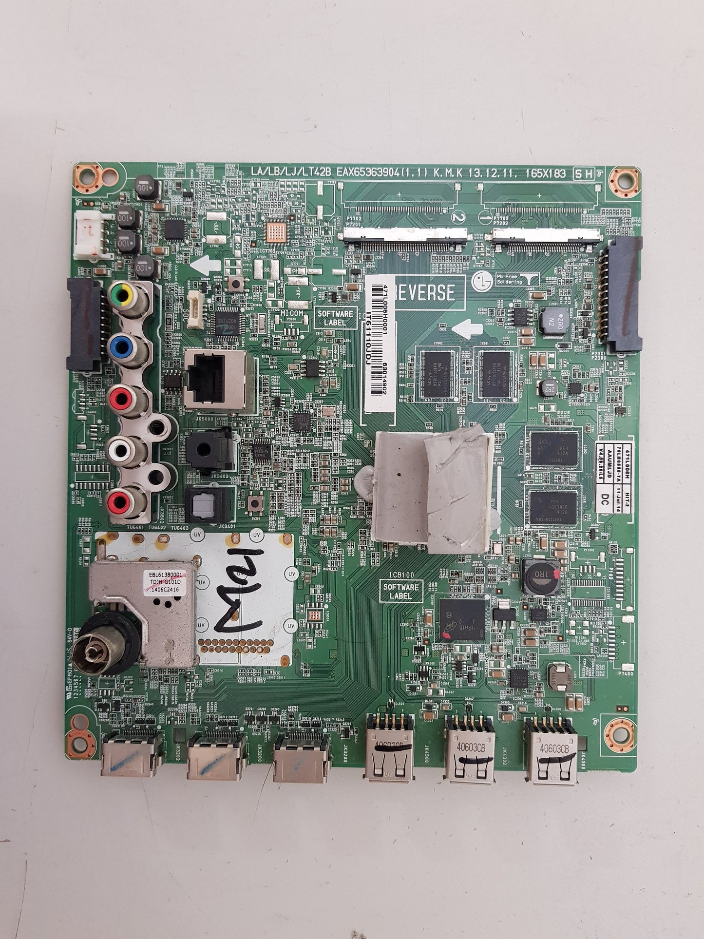 LG 70LB6500 -TA.AAUMLJD MAIN BOARD EAX65363904 1.1 63014902