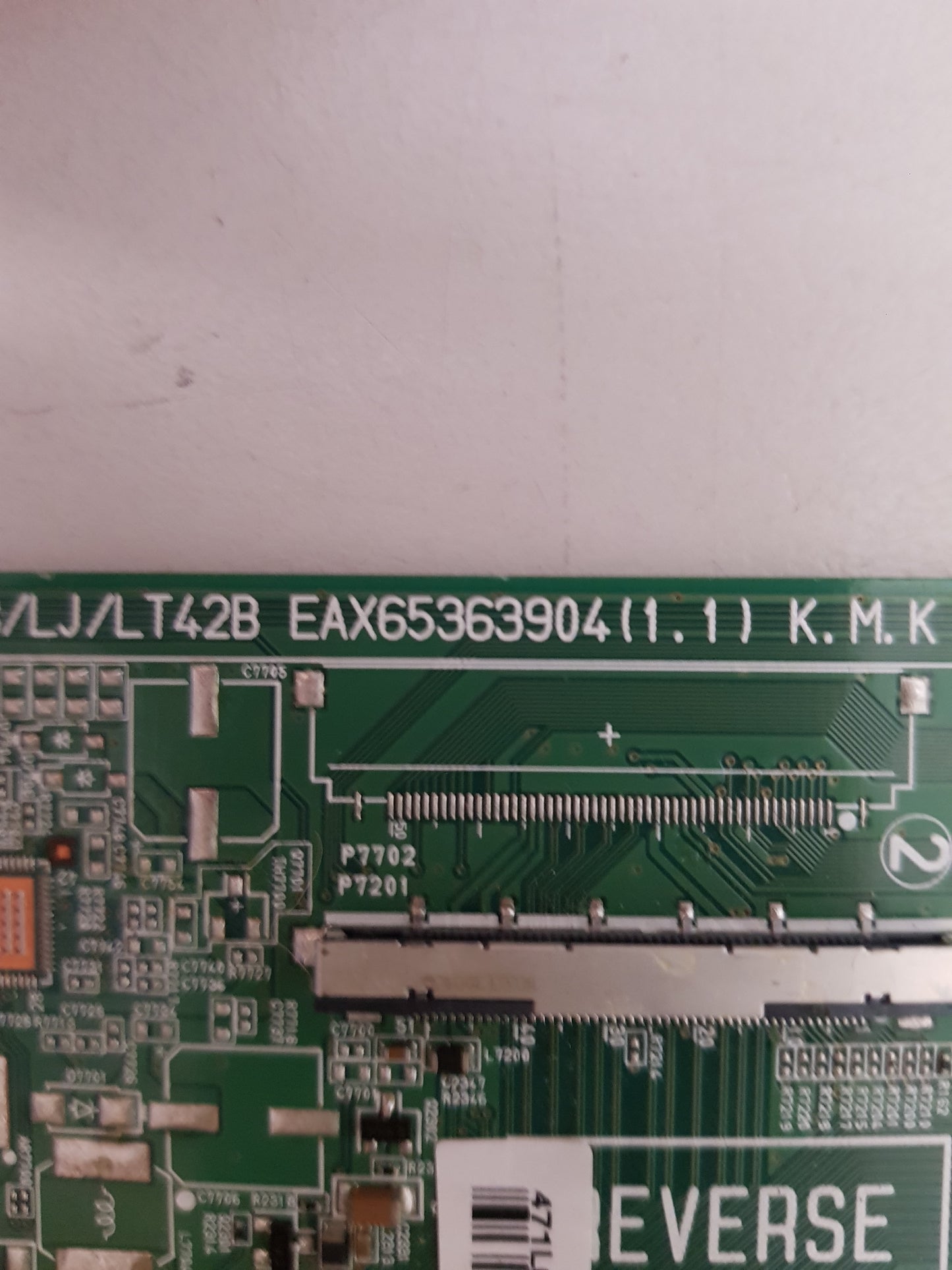 LG 70LB6500 -TA.AAUMLJD MAIN BOARD EAX65363904 1.1 63014902