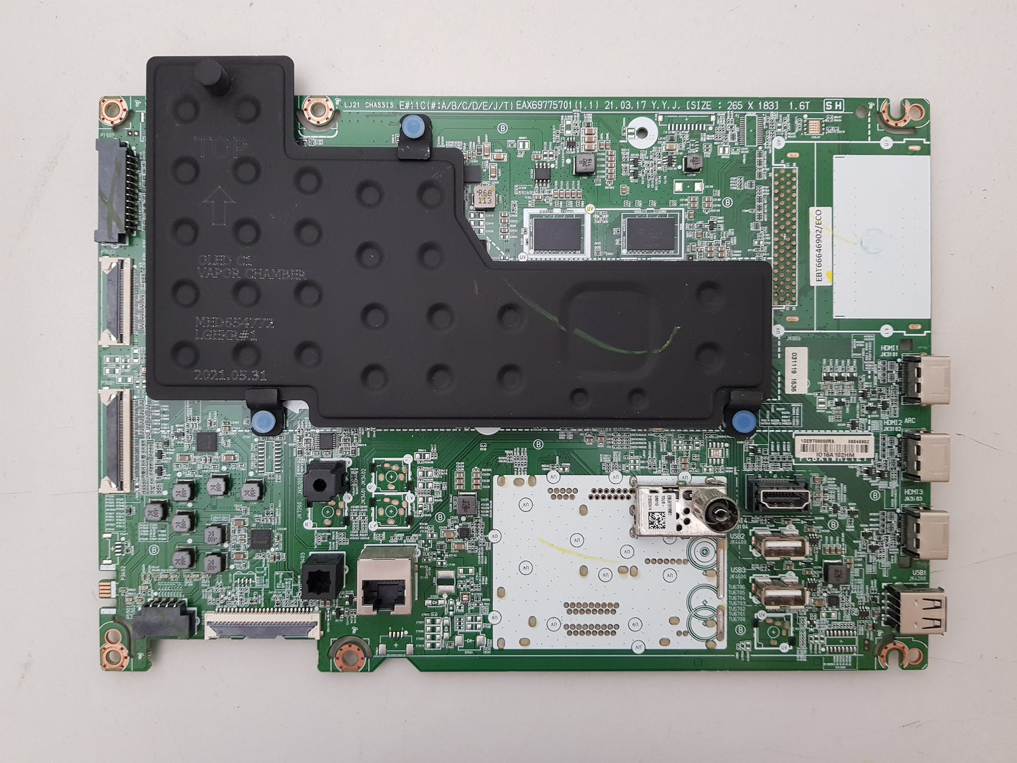 LG OLED 65C1PTB .AAUYLJD MAIN BOARD EAX69775701 1.1 66646902 EBT66656902
