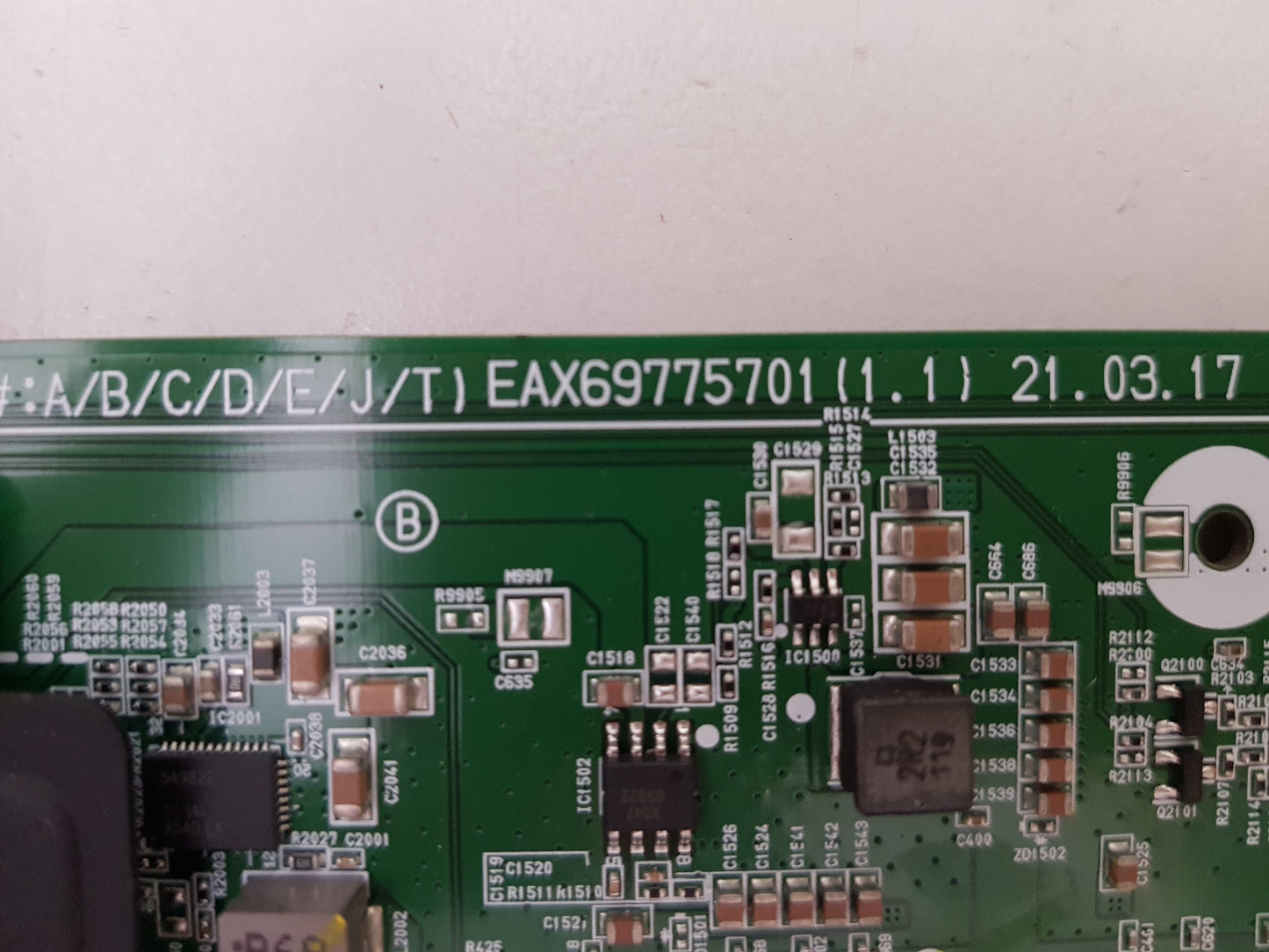 LG OLED 65C1PTB .AAUYLJD MAIN BOARD EAX69775701 1.1 66646902 EBT66656902