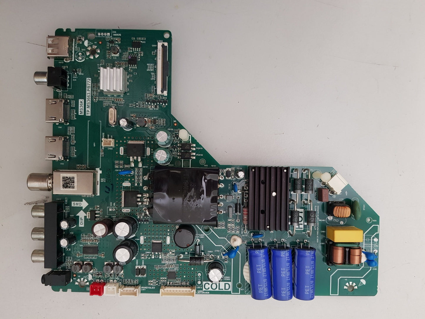 GENUINE FFALCON 40F1 MAIN BOARD MS36K TP.MS3663.PB772