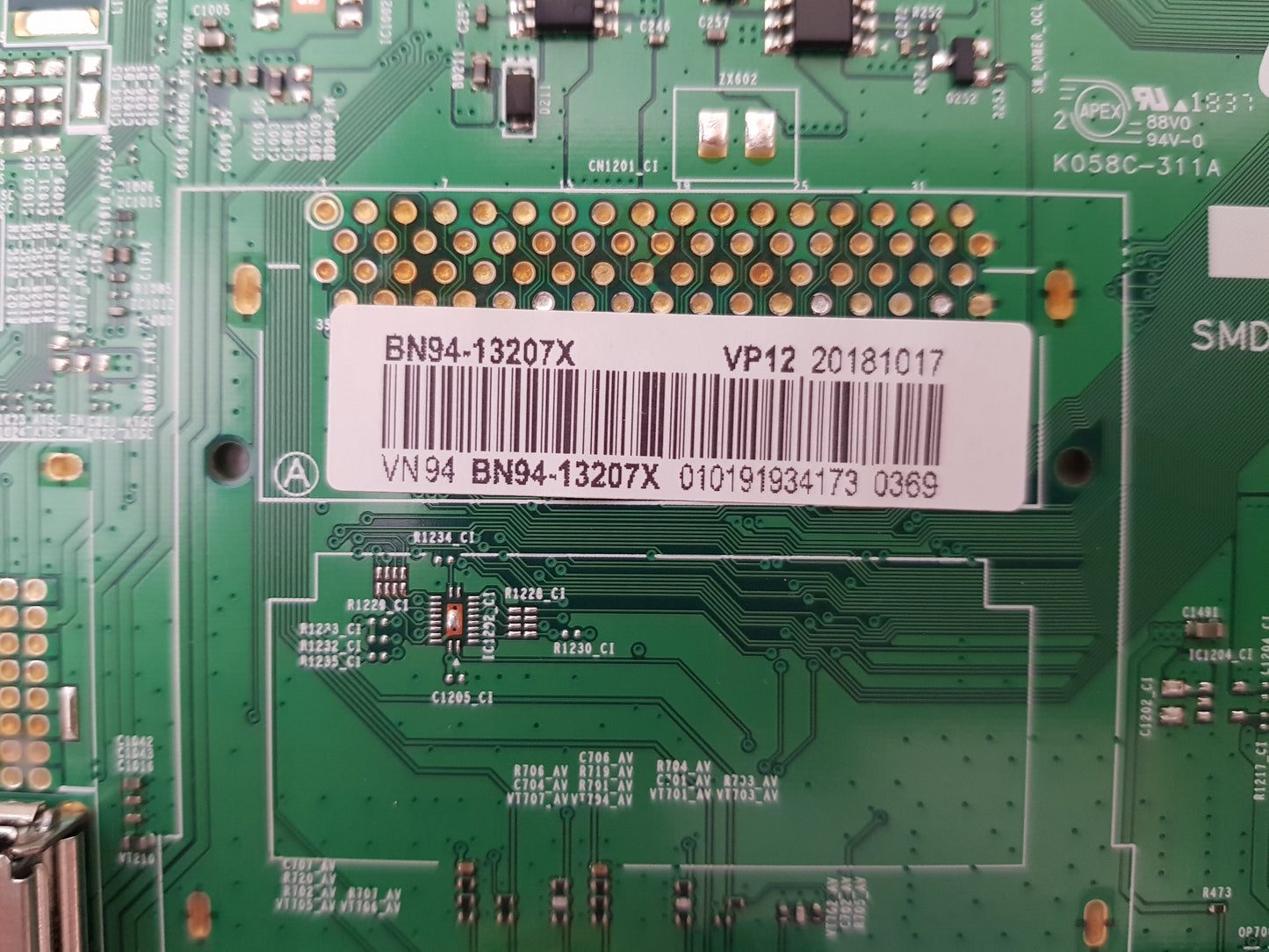 SAMSUNG QA55Q7FNAW XXY (VER FA01) ONE CONNECT BOX MAIN BOARD BN94-13207X