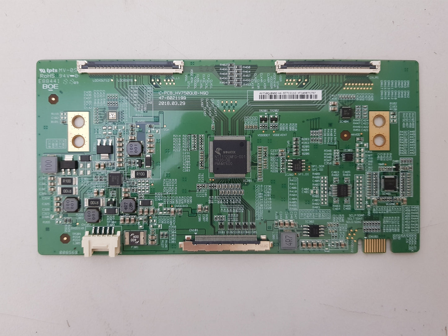 GENUINE LG 75UM6970 T-CON BOARD 47-6021199 HV750QUBN9D 44-97713660