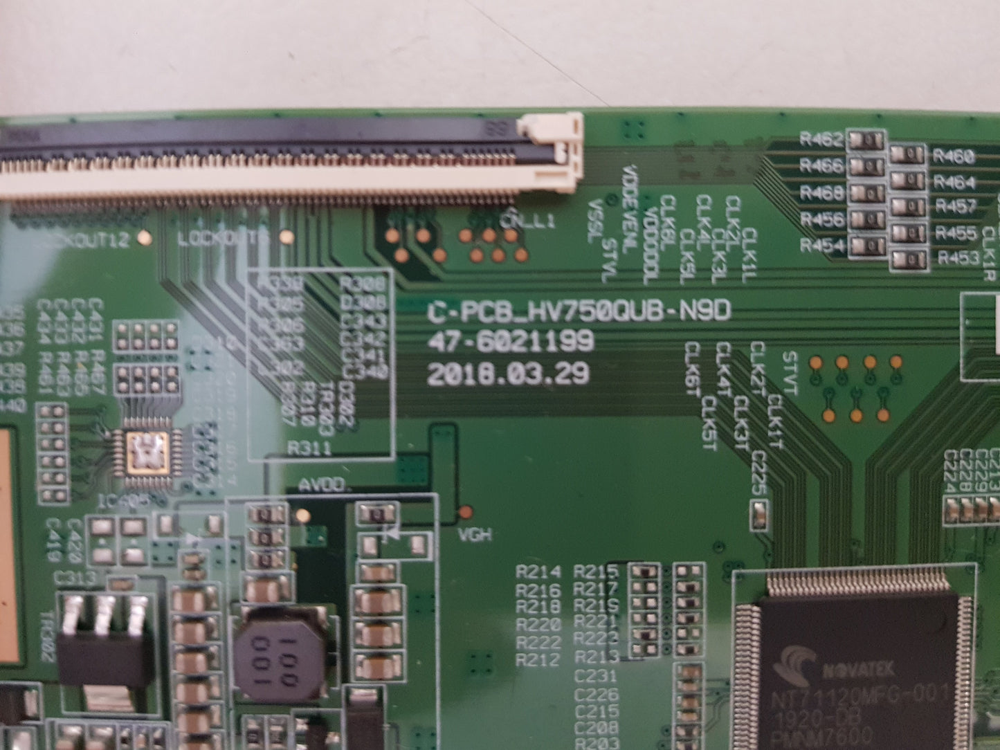 GENUINE LG 75UM6970 T-CON BOARD 47-6021199 HV750QUBN9D 44-97713660