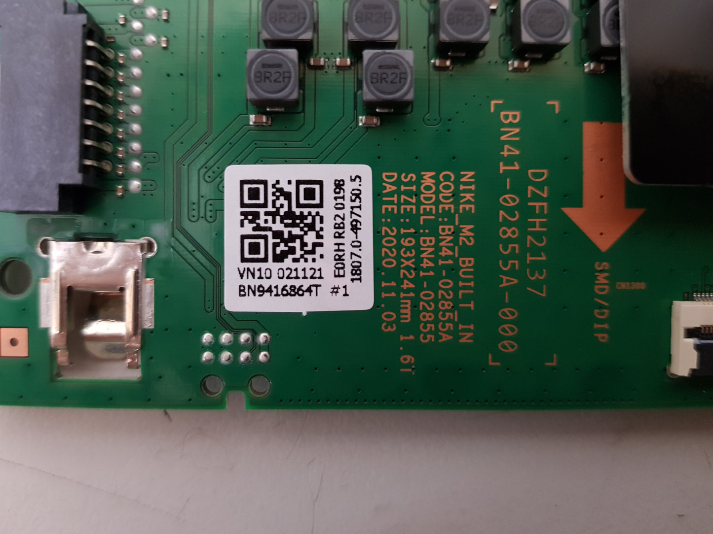 SAMSUNG QA65Q80AAW XXY MAIN BOARD BN94-16864T