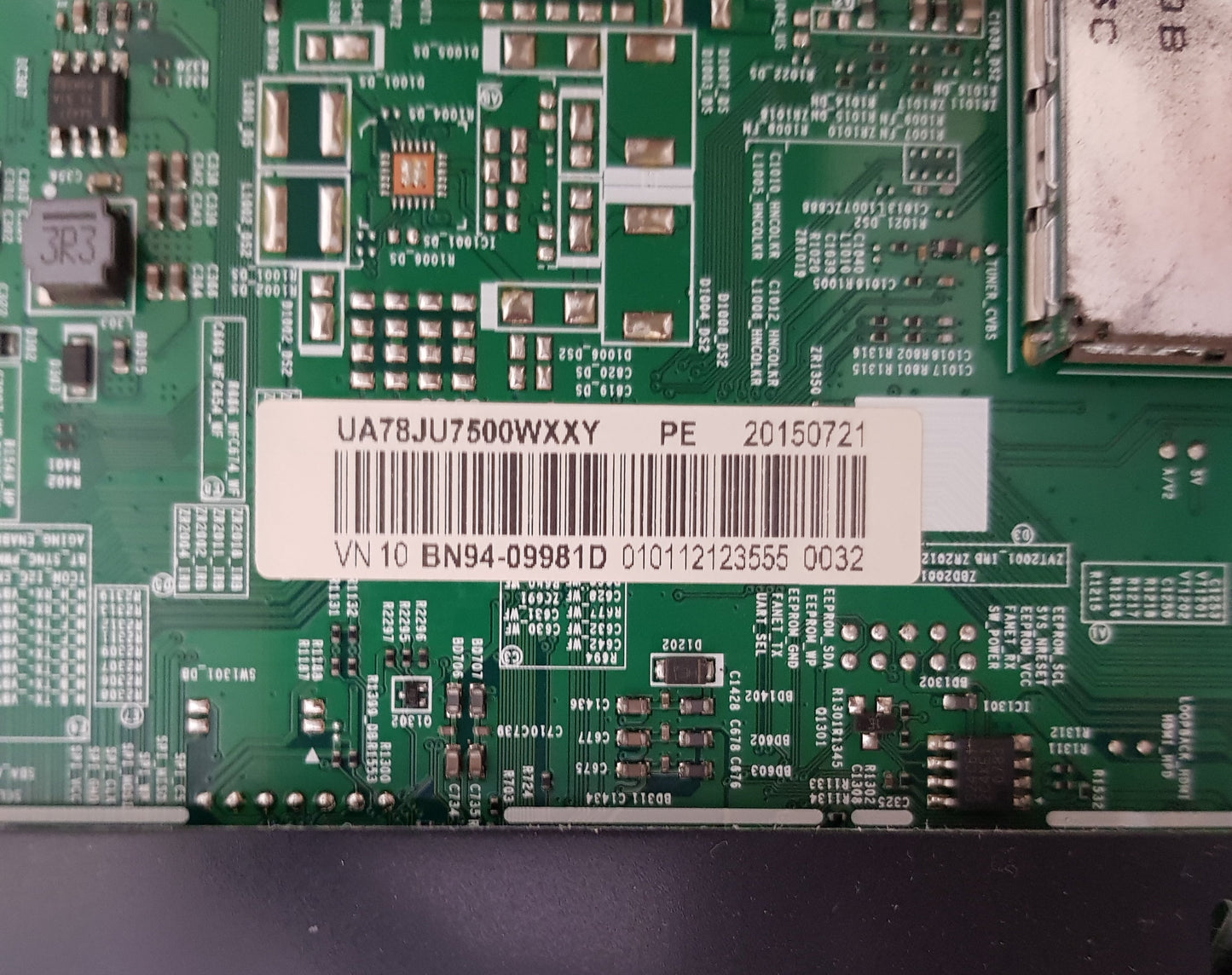 GENUINE SAMSUNG UA78JU7500 WXXY MAIN BOARD BN94-09981D