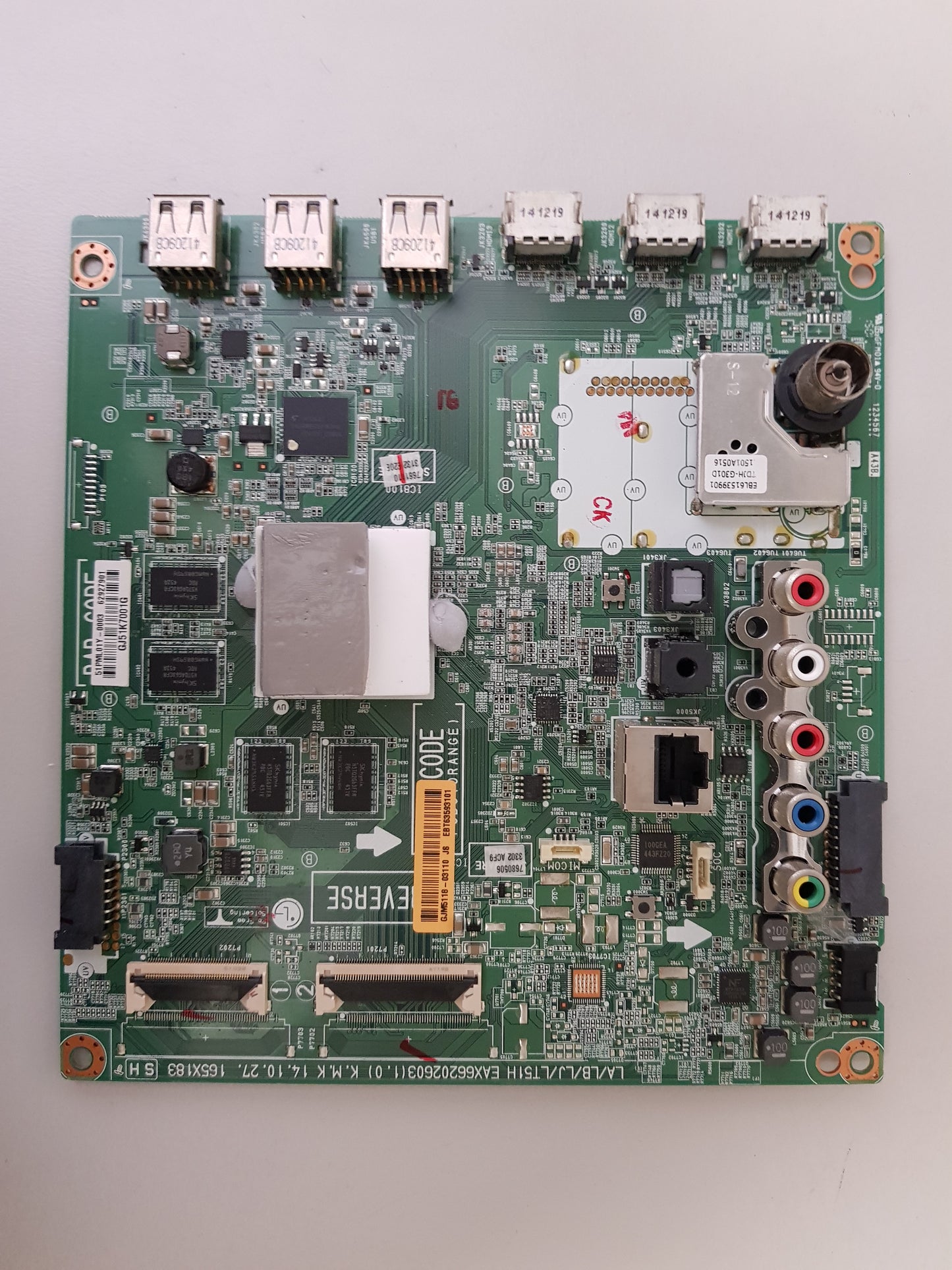 LG 65LF6300 MAIN BOARD EAX66202603 1.0 EBT63593101 62927901