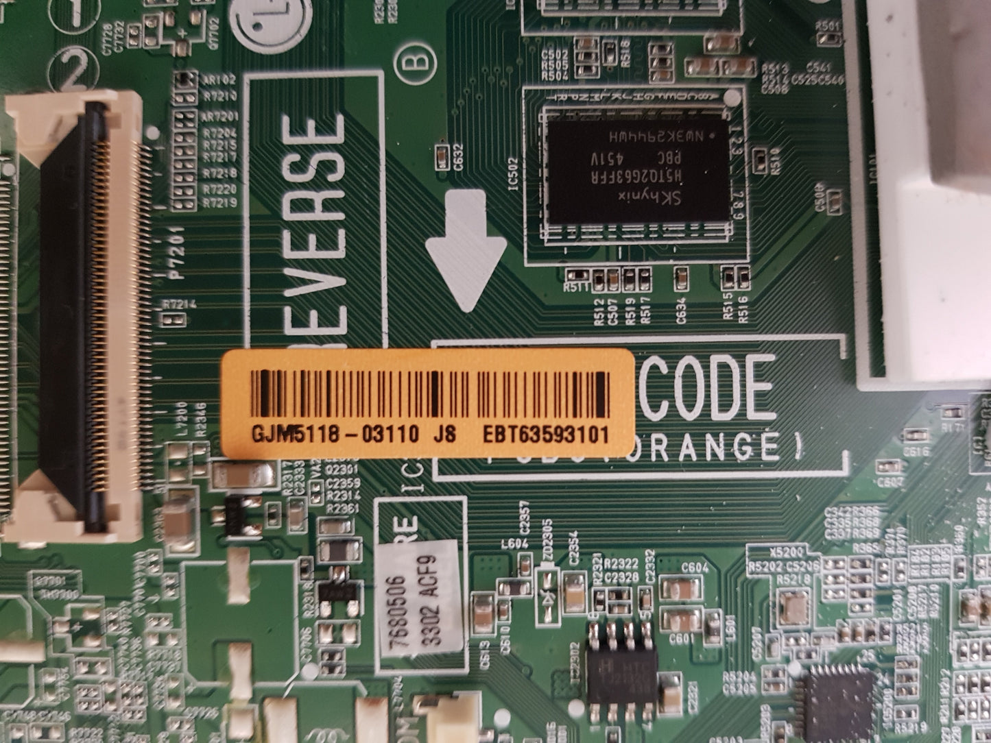 LG 65LF6300 MAIN BOARD EAX66202603 1.0 EBT63593101 62927901