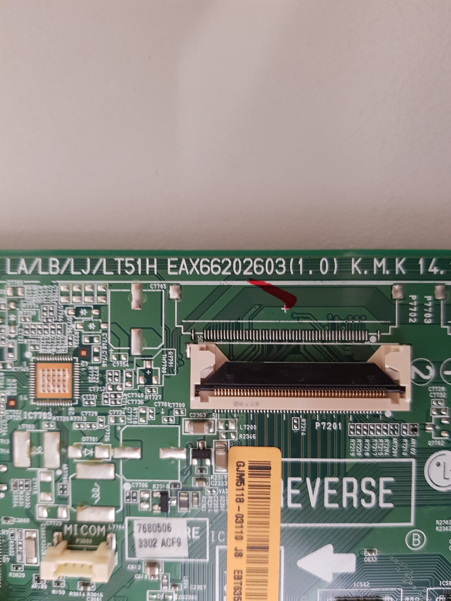 LG 65LF6300 MAIN BOARD EAX66202603 1.0 EBT63593101 62927901