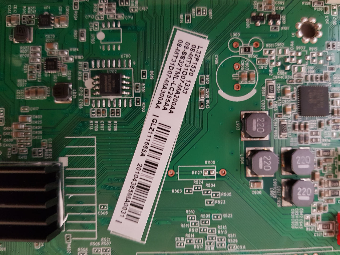 GENUINE TCL L32F1520 MAIN BOARD MT31DS 40-MT31DS-MAA2HG 08-MT31D07-MA300A