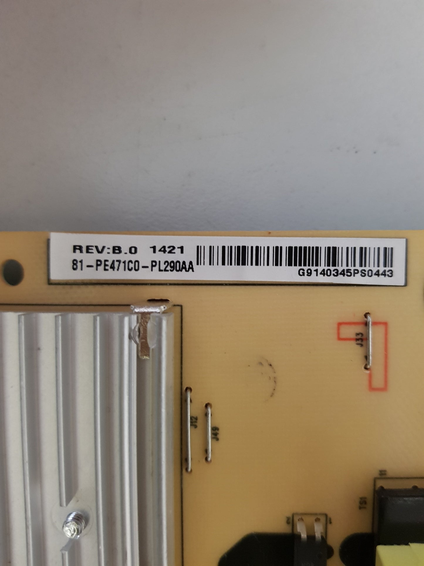 TCL U50E5691FDS POWER SUPPLY BOARD 40-E471C0-PWB1XG 81-PE471C0-PL290AA