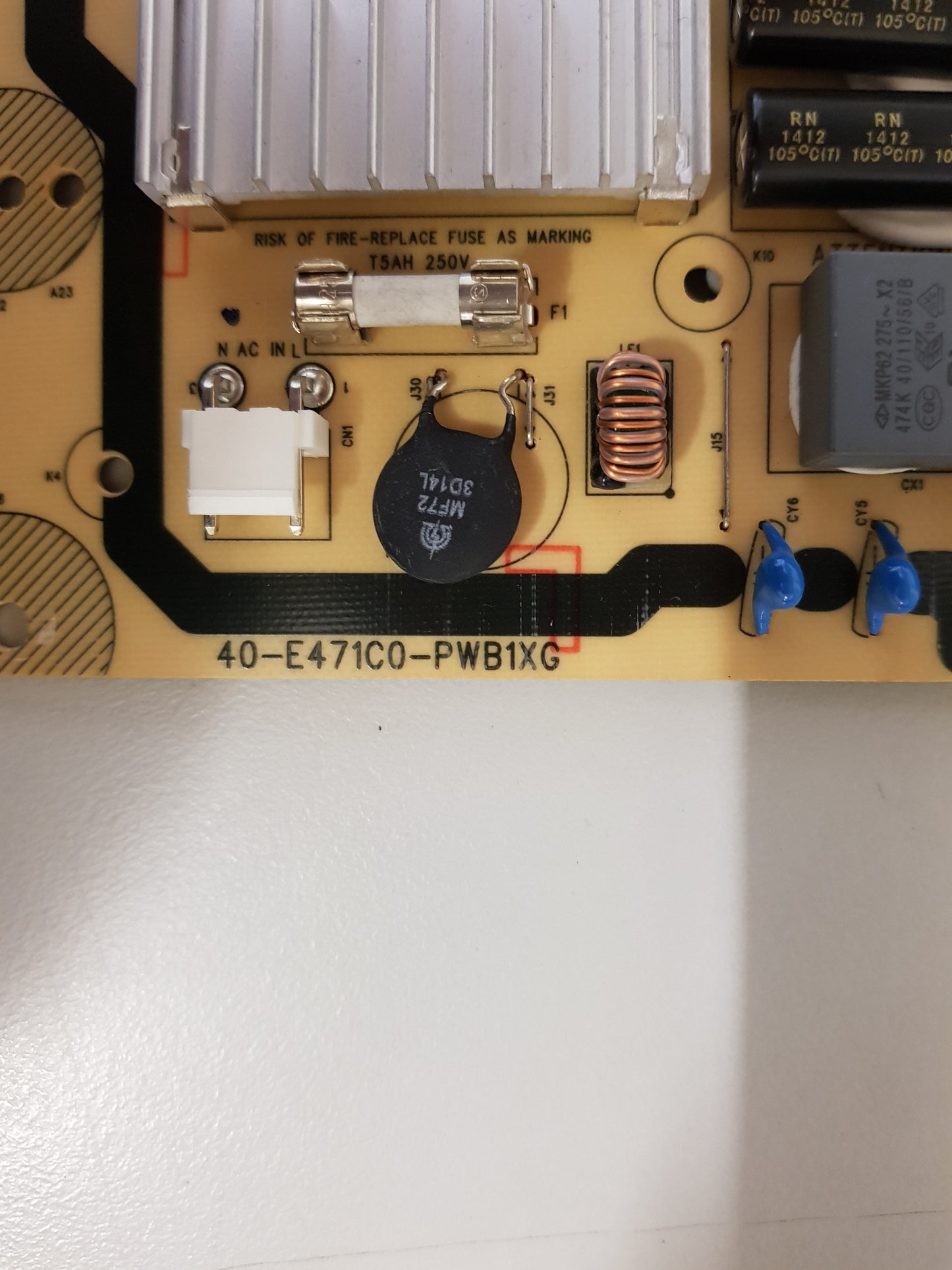 TCL U50E5691FDS POWER SUPPLY BOARD 40-E471C0-PWB1XG 81-PE471C0-PL290AA