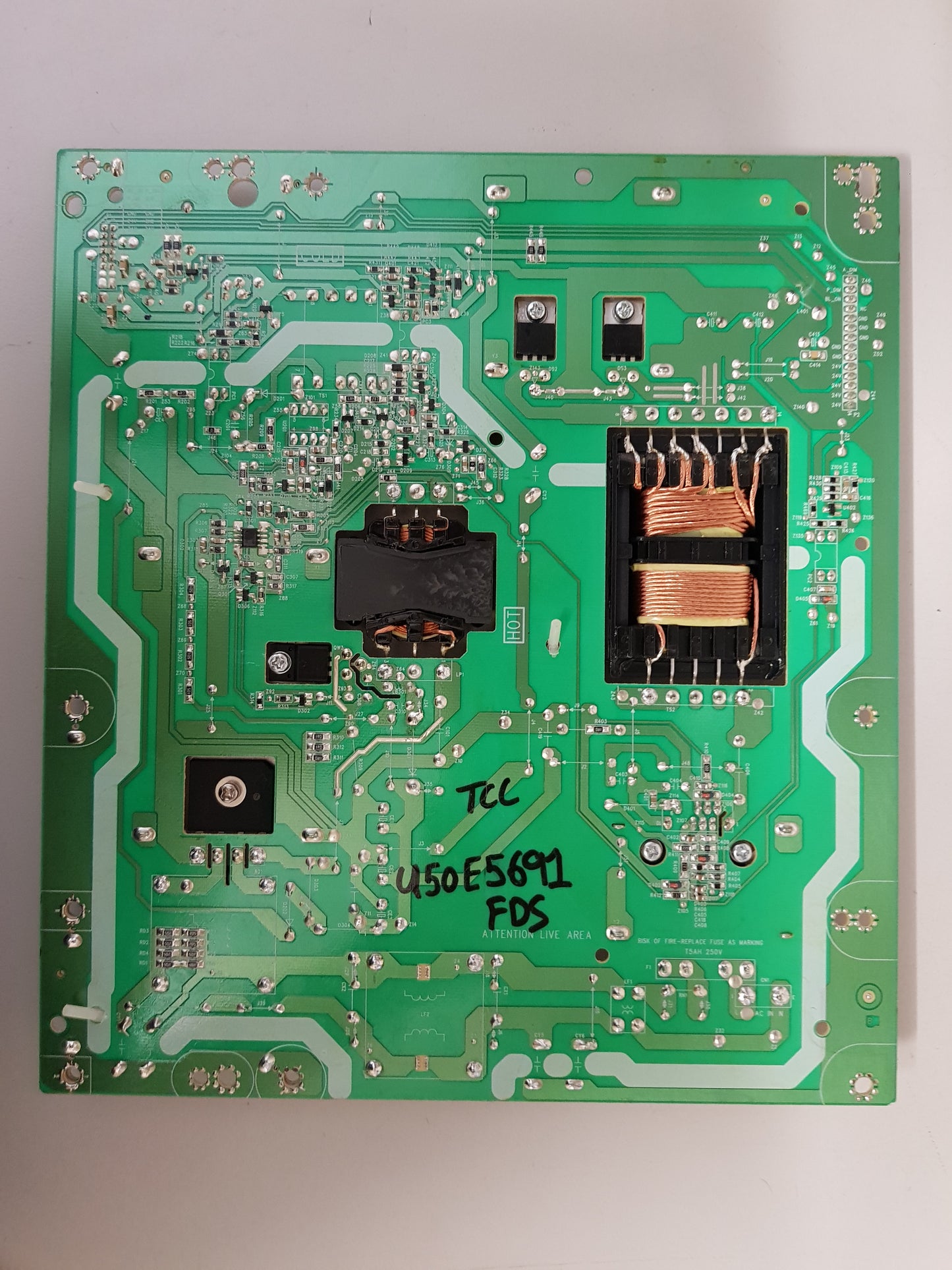 TCL U50E5691FDS POWER SUPPLY BOARD 40-E471C0-PWB1XG 81-PE471C0-PL290AA