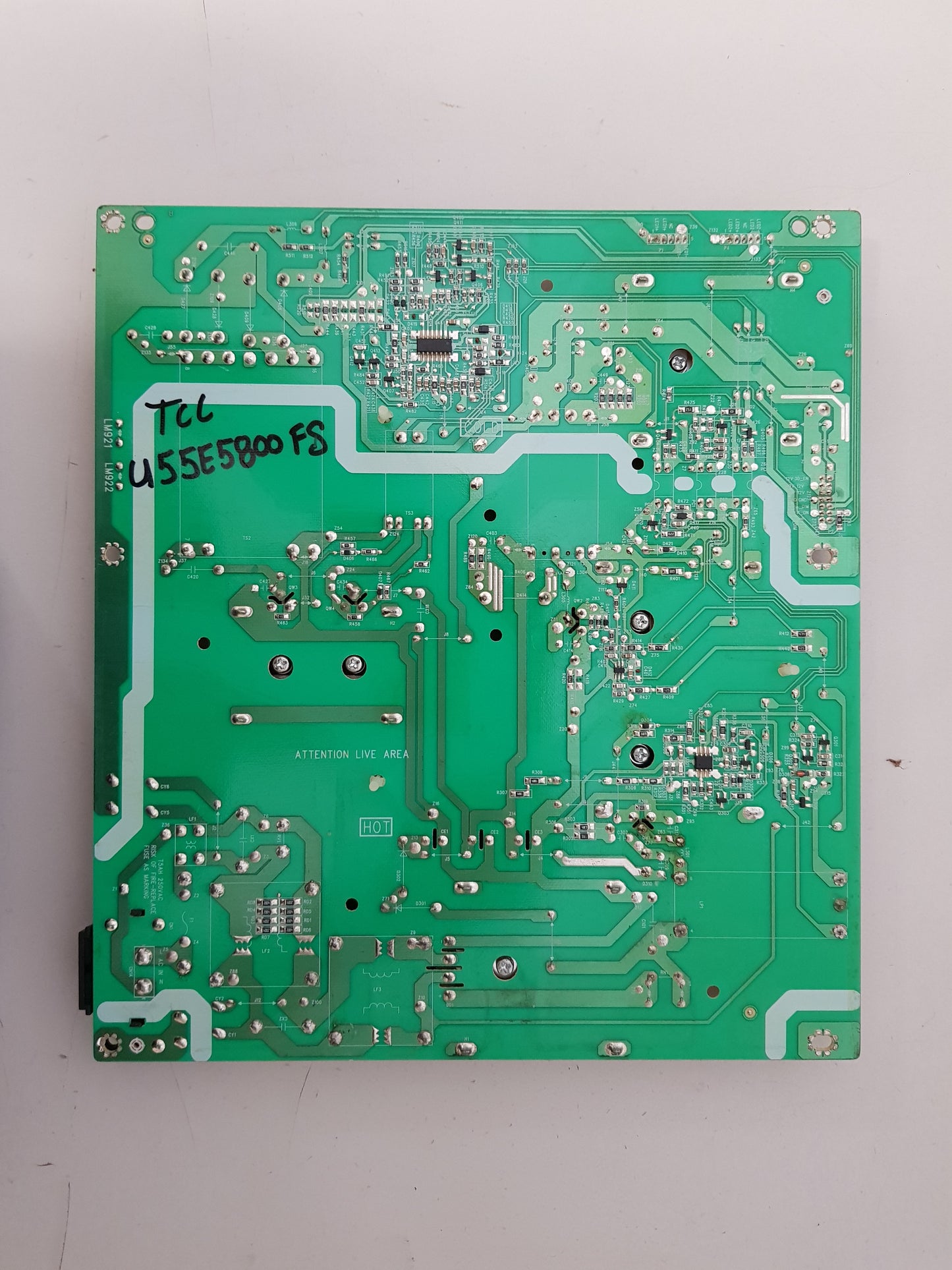 TCL U55E5800FS POWER SUPPLY BOARD 40-LM9211-PWC1XG 08-LM921J1-PW200AA
