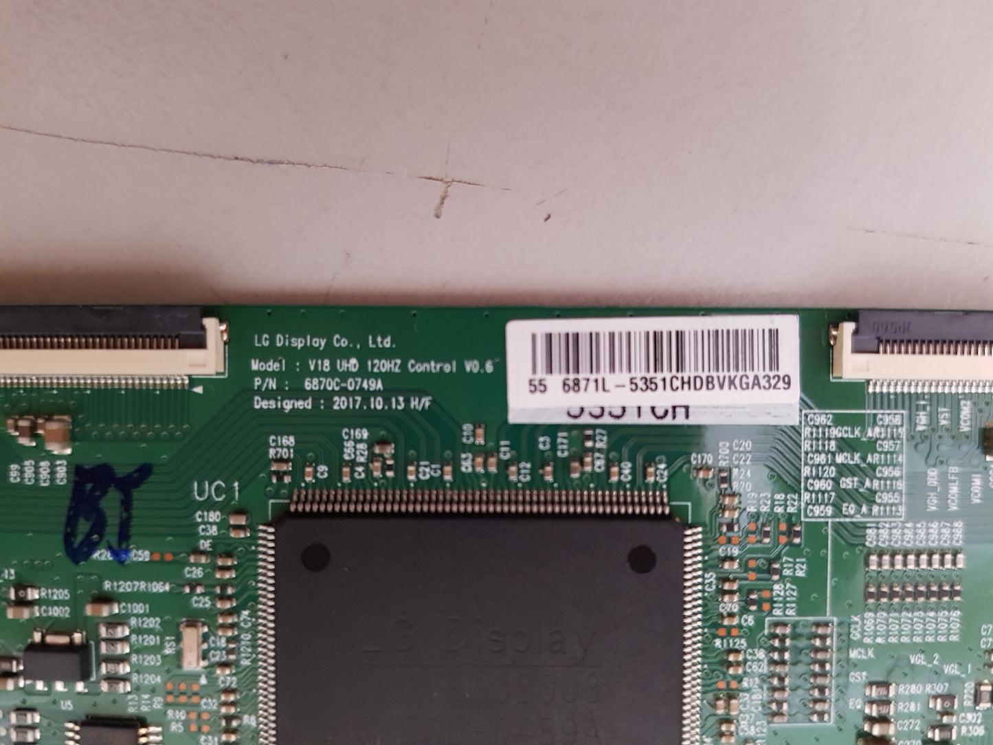 GENUINE SONY KD- 55X8500F T-CON BOARD 6870C-0749A 6871L-5351C