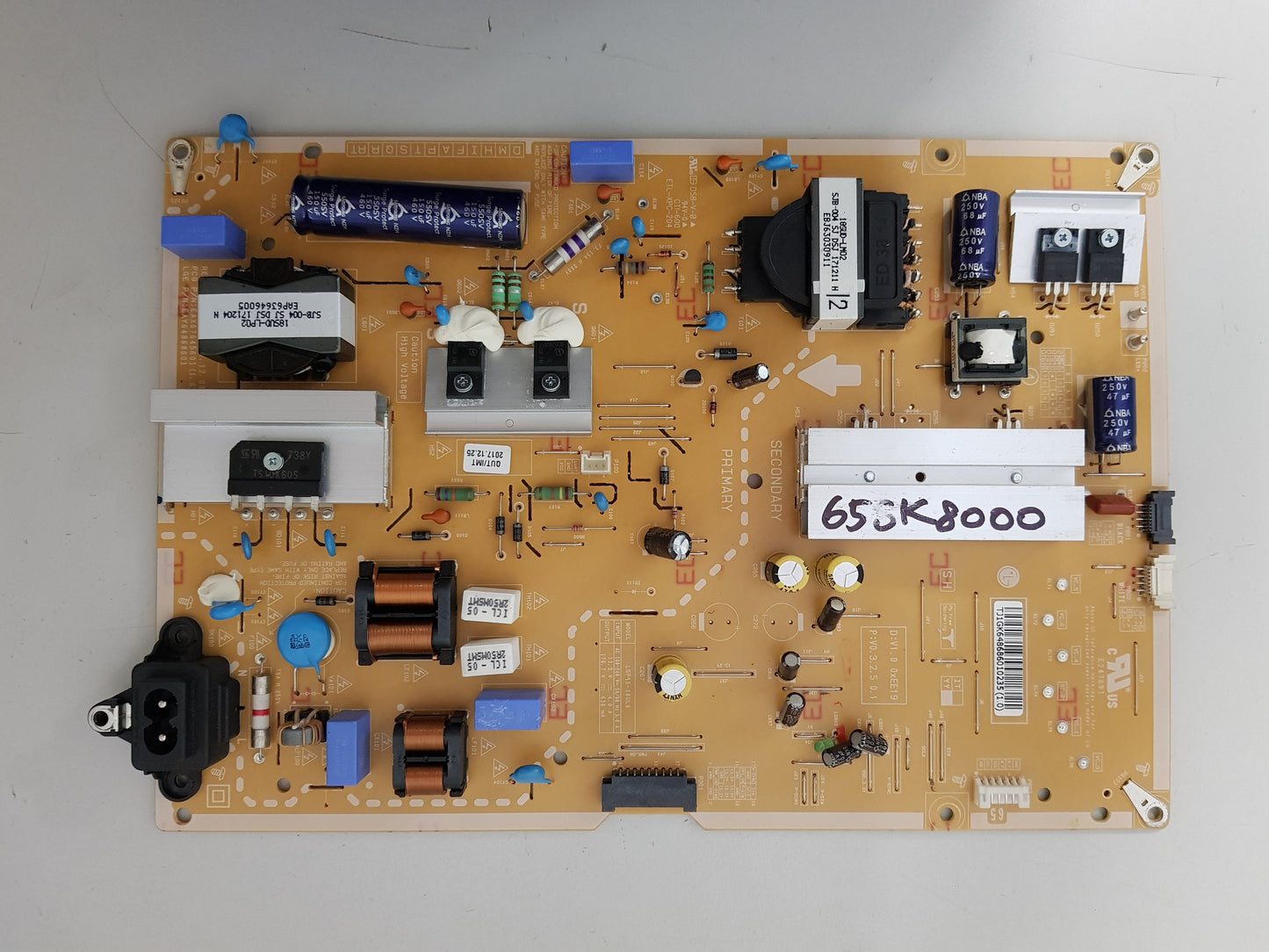 GENUINE LG 65SK8000 POWER SUPPLY BOARD EAX67645601 1.6 LGP65-18UL6 EAY64868601