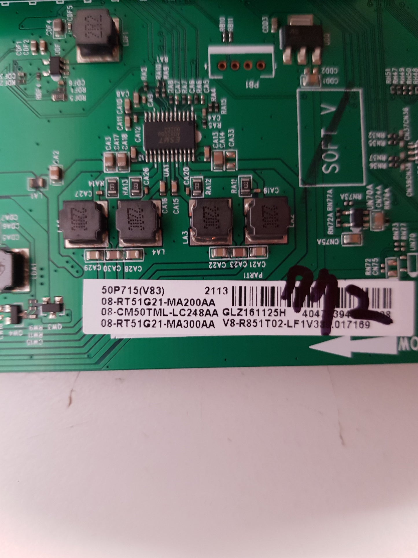 GENUINE TCL 50P715 MAIN BOARD 40-RT51C3-MAB2HG 08-CM50TML-LC248AA
