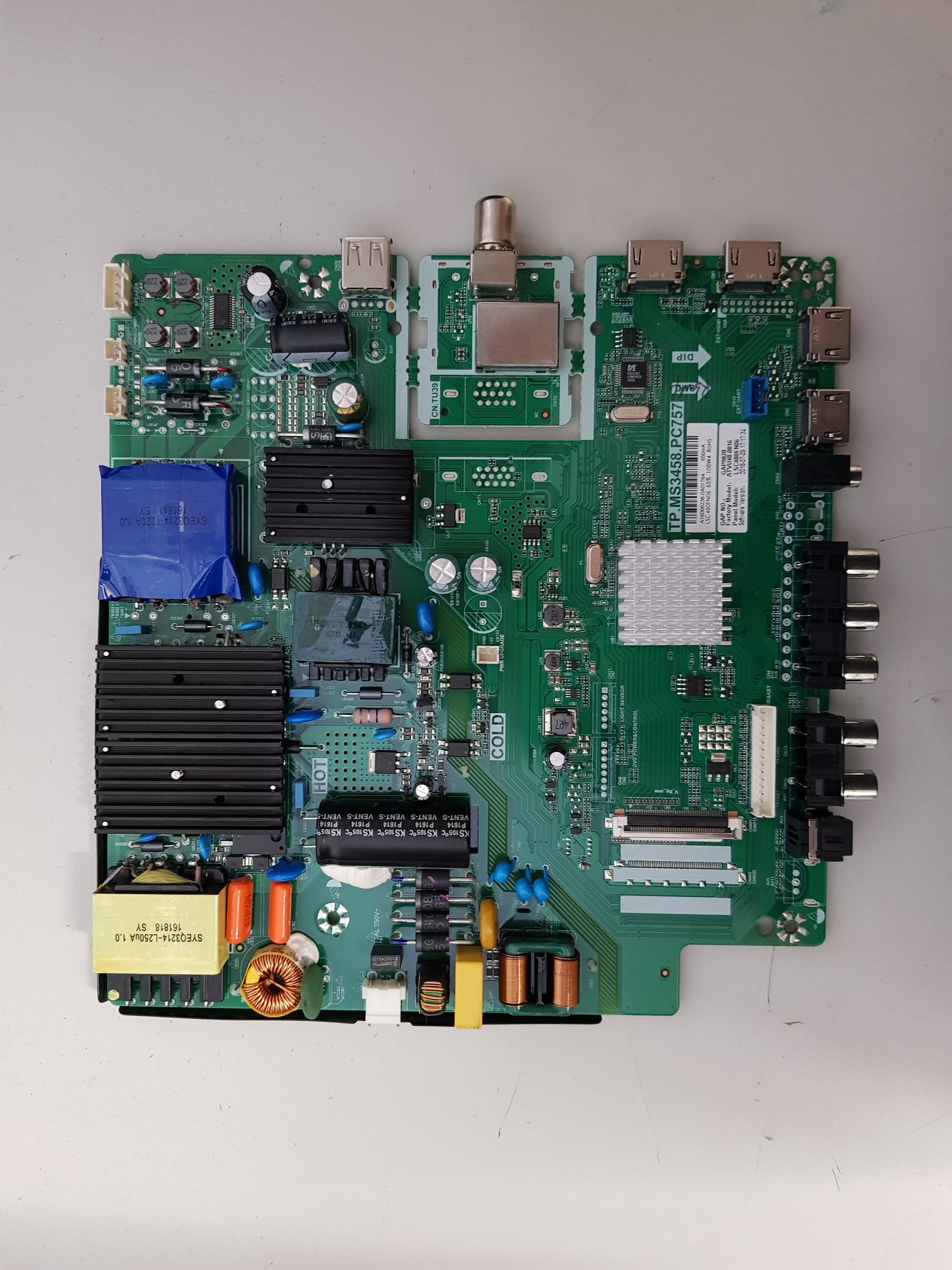 GENUINE BAUHN ATVU48-0816 MAIN BOARD TP.MS3458.PC757 A16066238