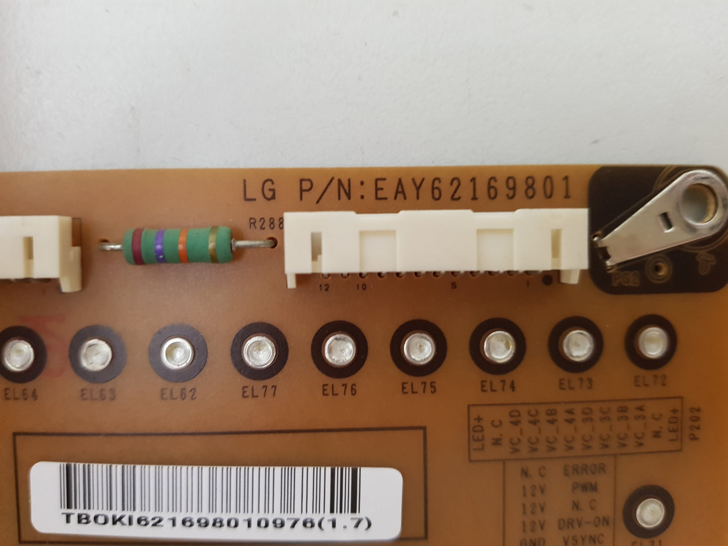LG 42LW5700 POWER SUPPLY BOARD EAY62169801 EAX62865401 /8