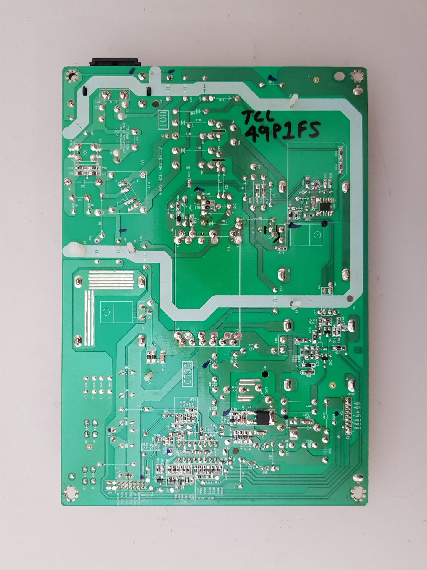 TCL 49P1FS POWER SUPPLY BOARD 40-LC921E-PWA1CG 80-LC9219E-PW200AA