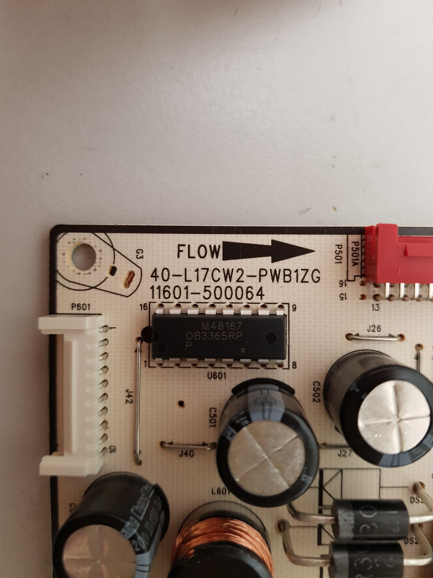 TCL 55C635 POWER SUPPLY BOARD PW-20334398 40-L17CW2-PWB1ZG 11601-500064