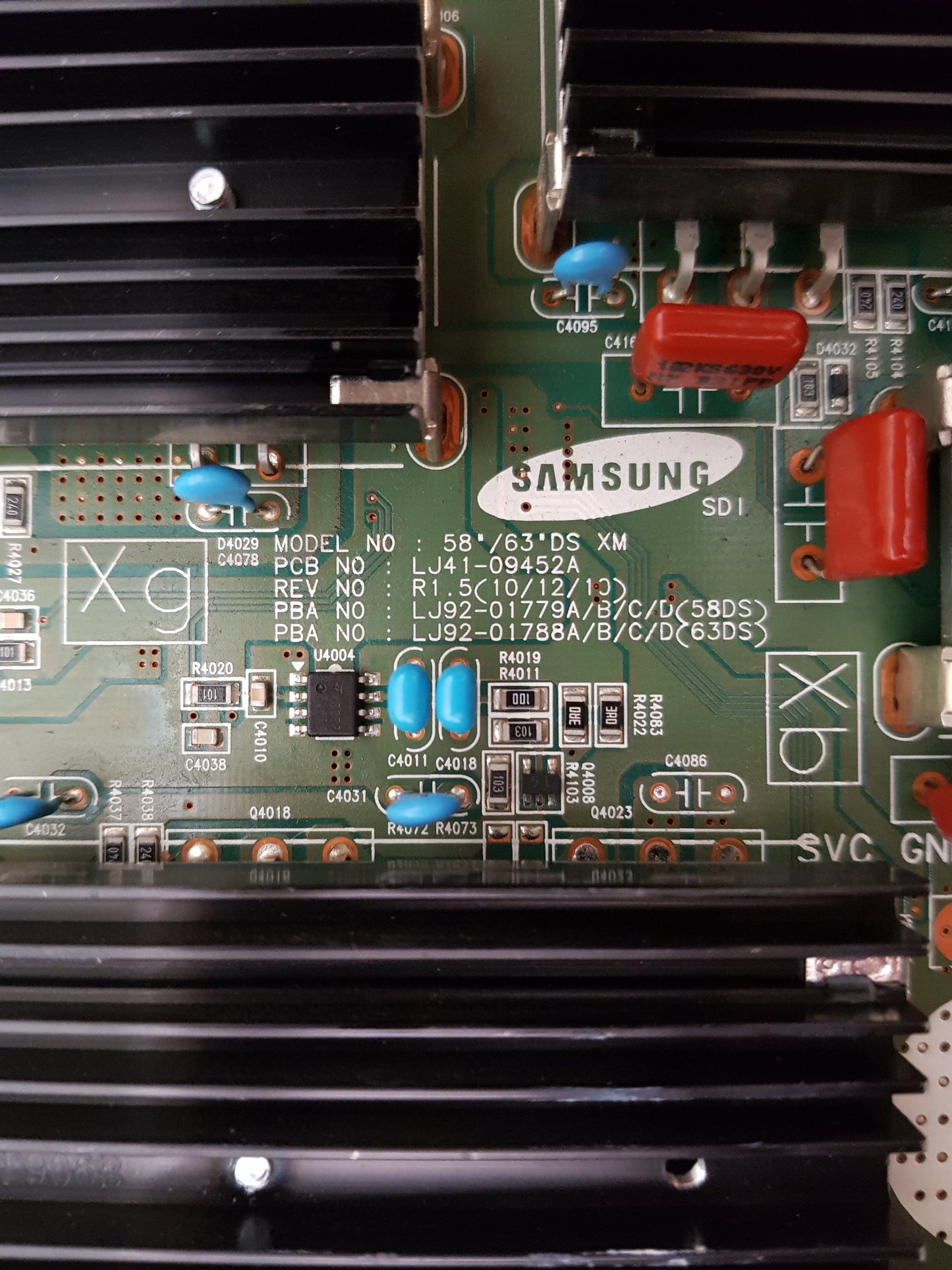 SAMSUNG PS64E550D X MAIN BOARD LJ41-09452A LJ92-01788A