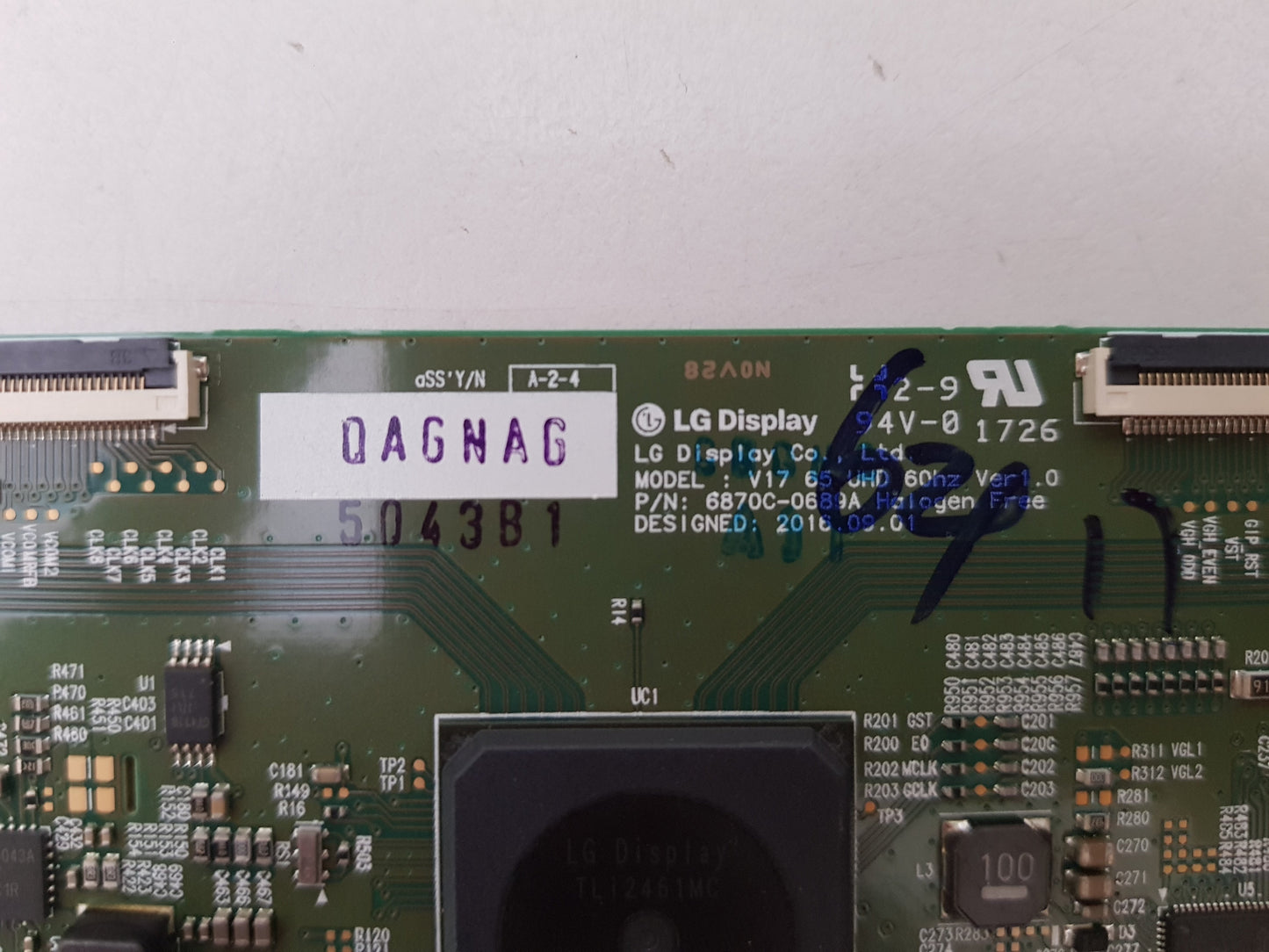 GENUINE LG 65UJ752T T-CON BOARD 6870C-0689A 6871L-5043B