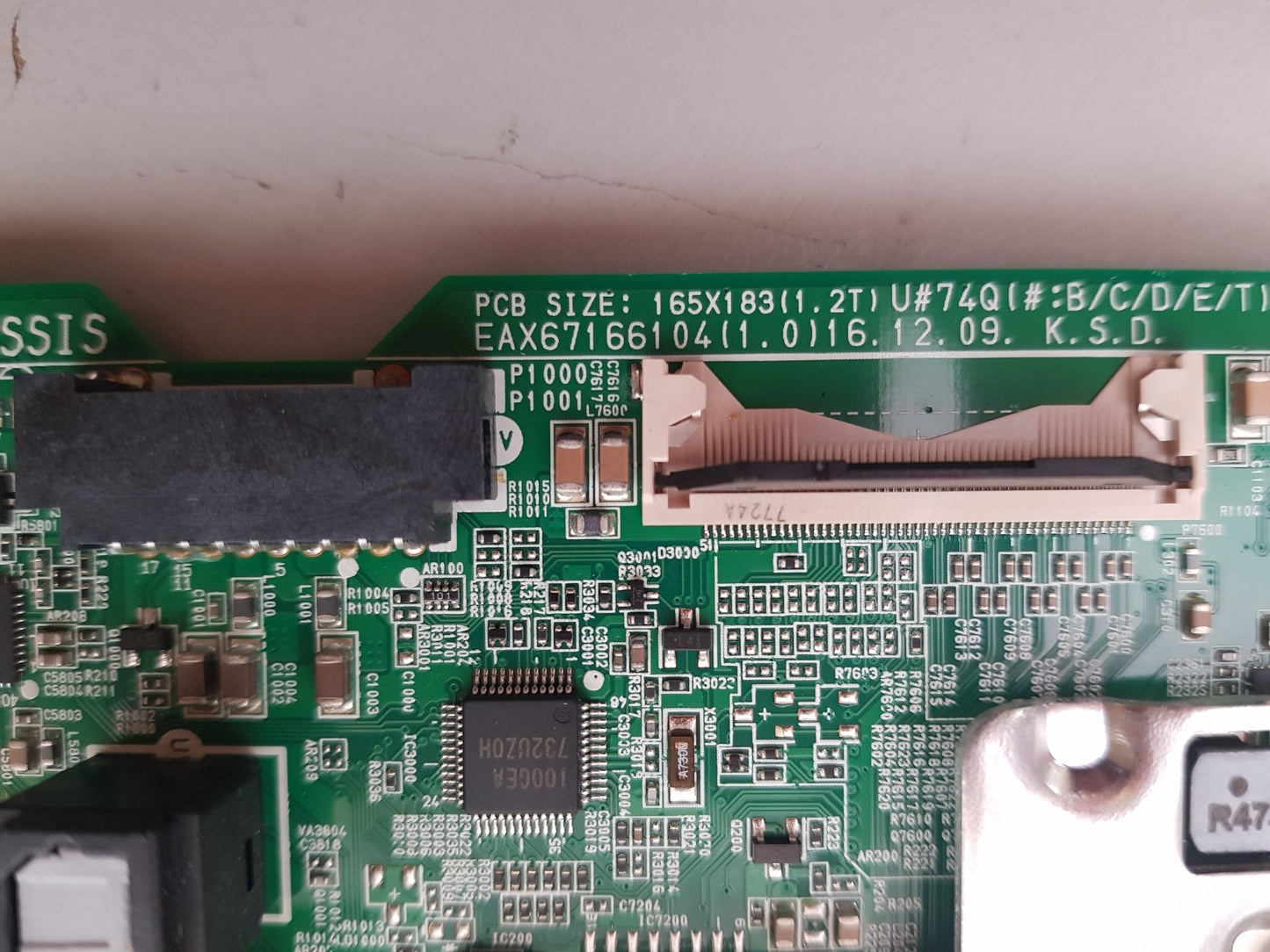 GENUINE LG 70UJ657T MAIN BOARD EAX67166104(1.0) 64029301 64563101 64025601