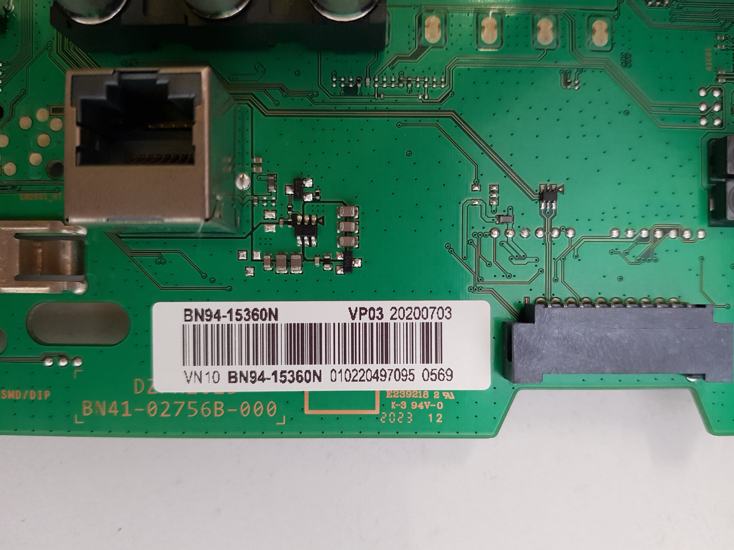 SAMSUNG UA50TU8000 WXXY (VER YA01) MAIN BOARD BN94-15769D BN94-15360N BN41-02756B