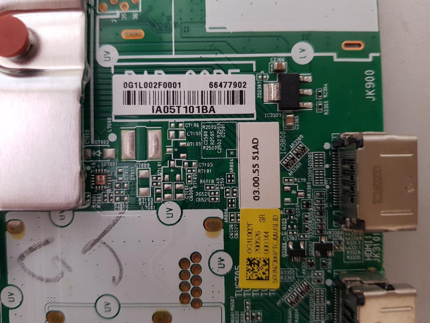 GENUINE LG 50UN7300PTA -AAUSLJD MAIN BOARD EAX69083603 1.0 66477902