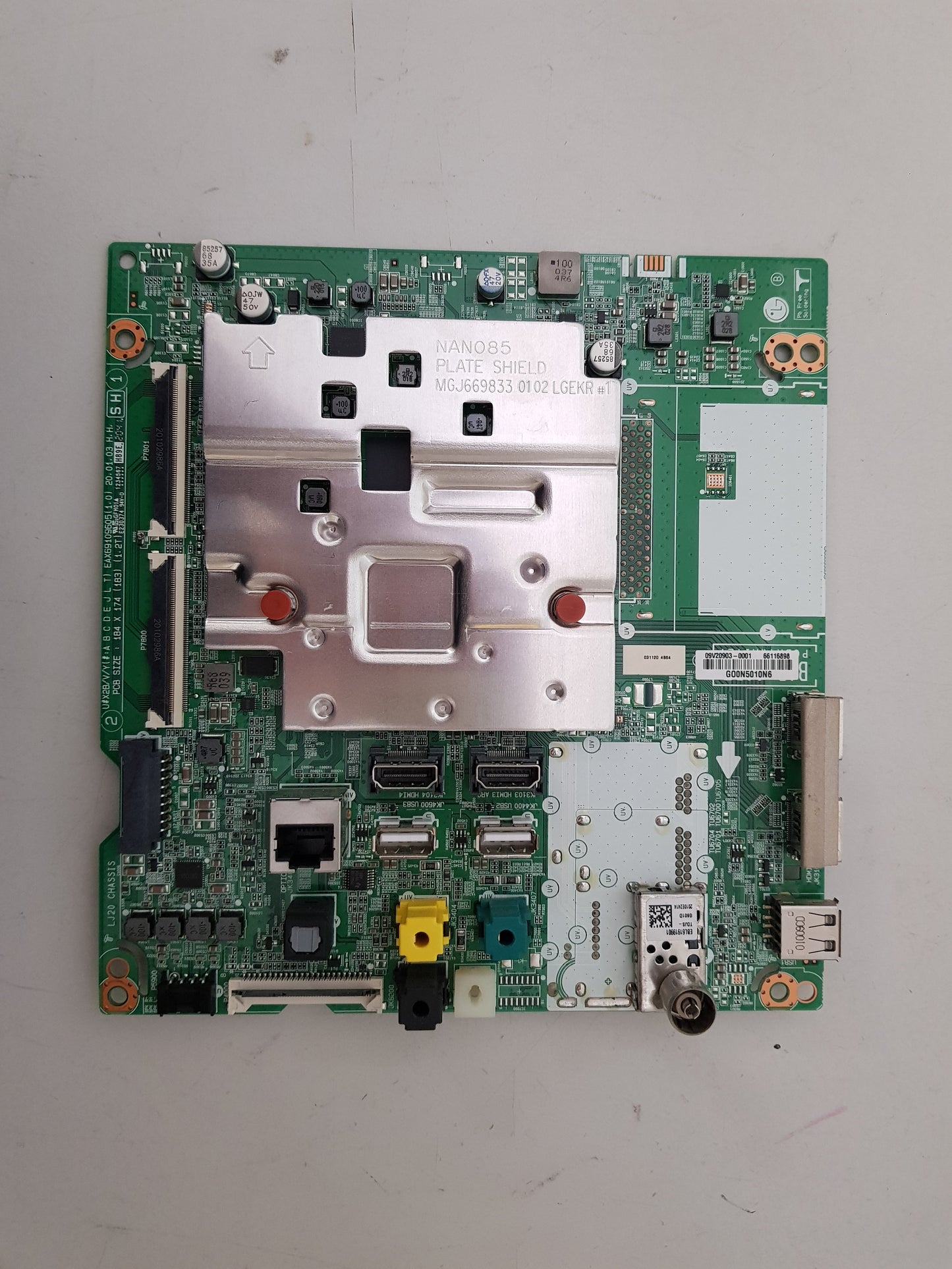 GENUINE LG 65NANO86TNA MAIN BOARD EBU66116898 EAX69109605 1.0