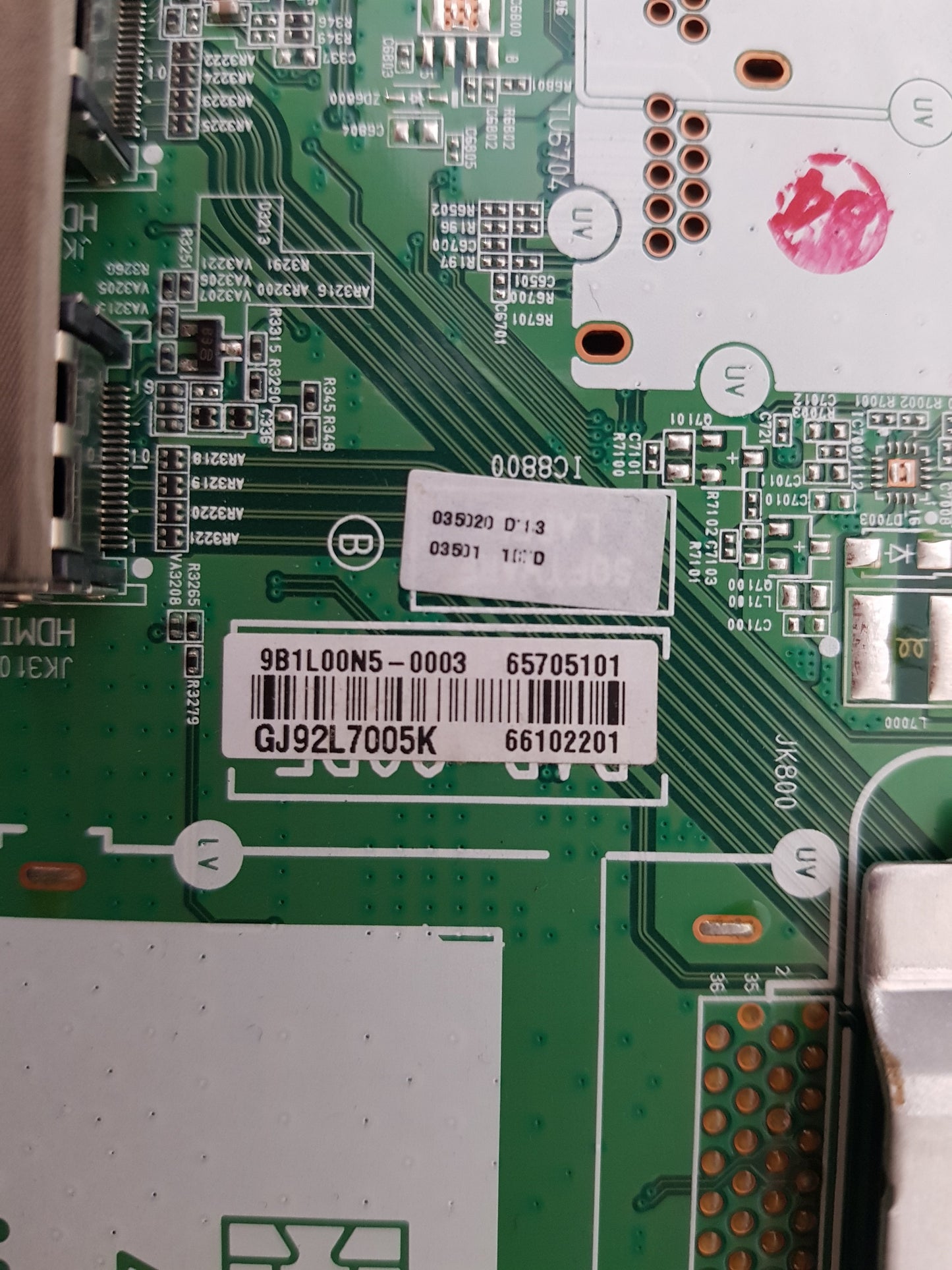 GENUINE LG 75SM8600PTA MAIN BOARD EAX68785003 1.0 65705101 66102201