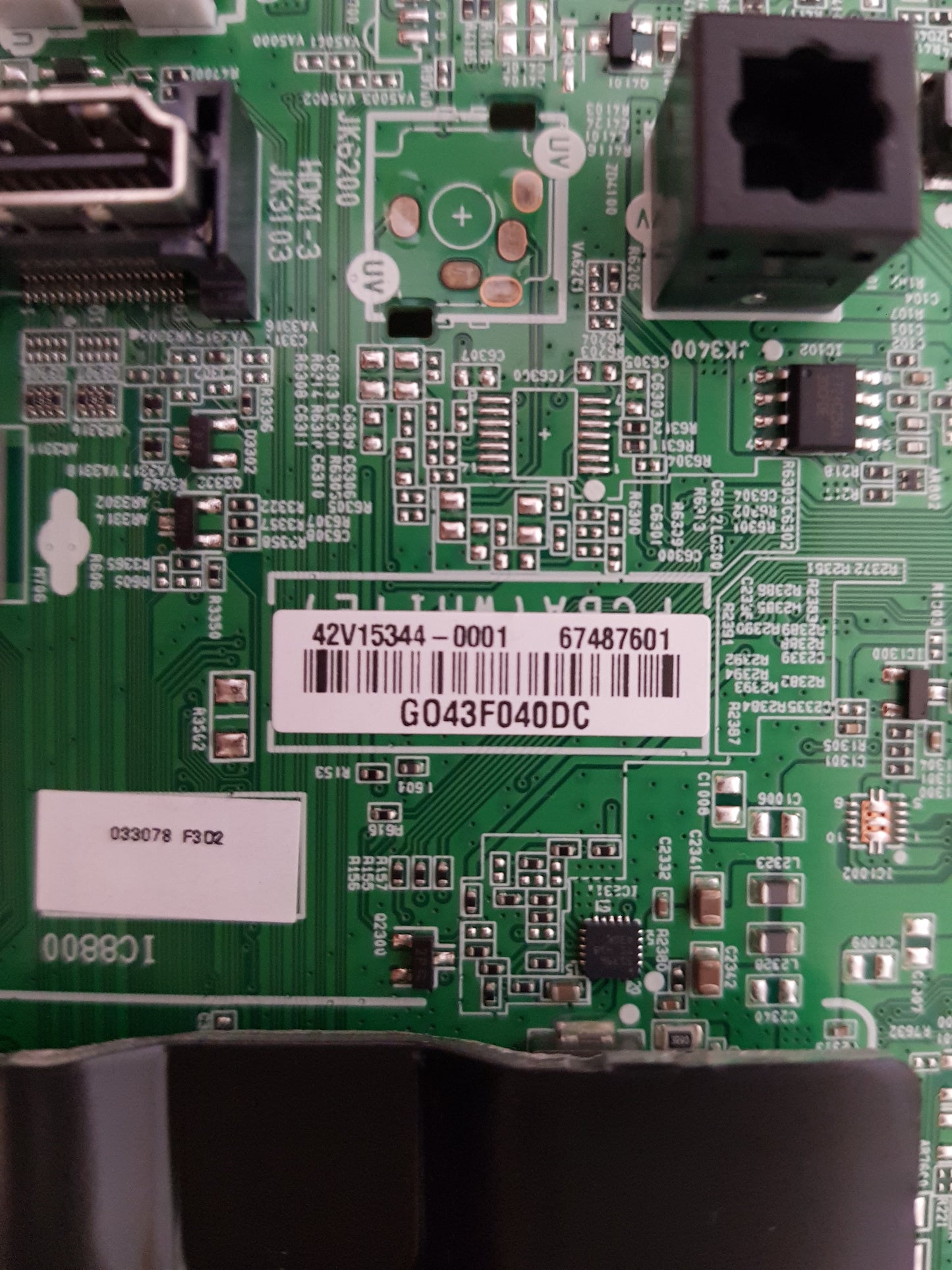 GENUINE LG 43UR8050 MAIN BOARD EAX70043606 1.3 EBU67376201 67487601