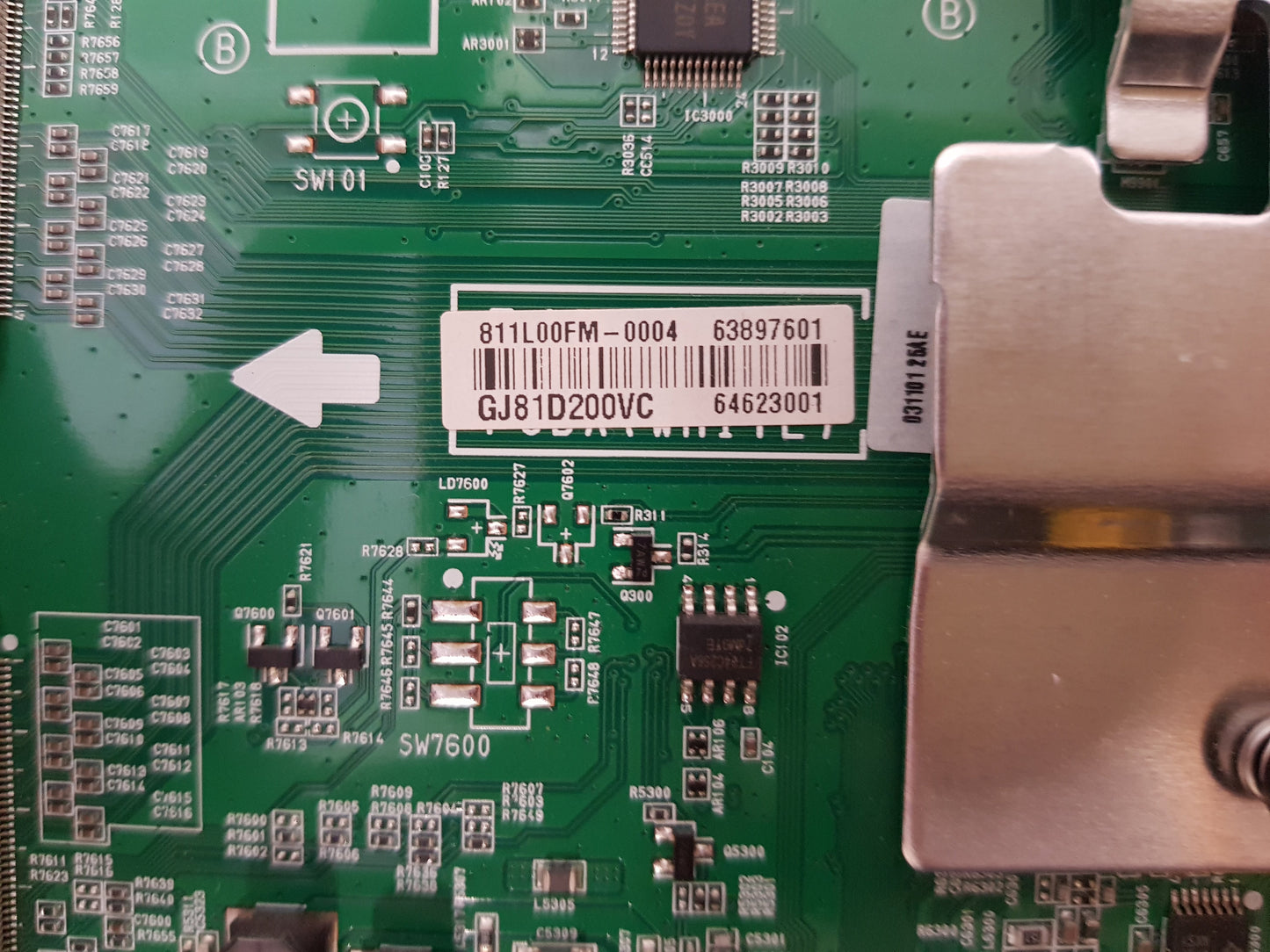 GENUINE LG OLED 55B7T -T.AAUYLH MAIN BOARD EAX67150604 1.0 63897601 64623001