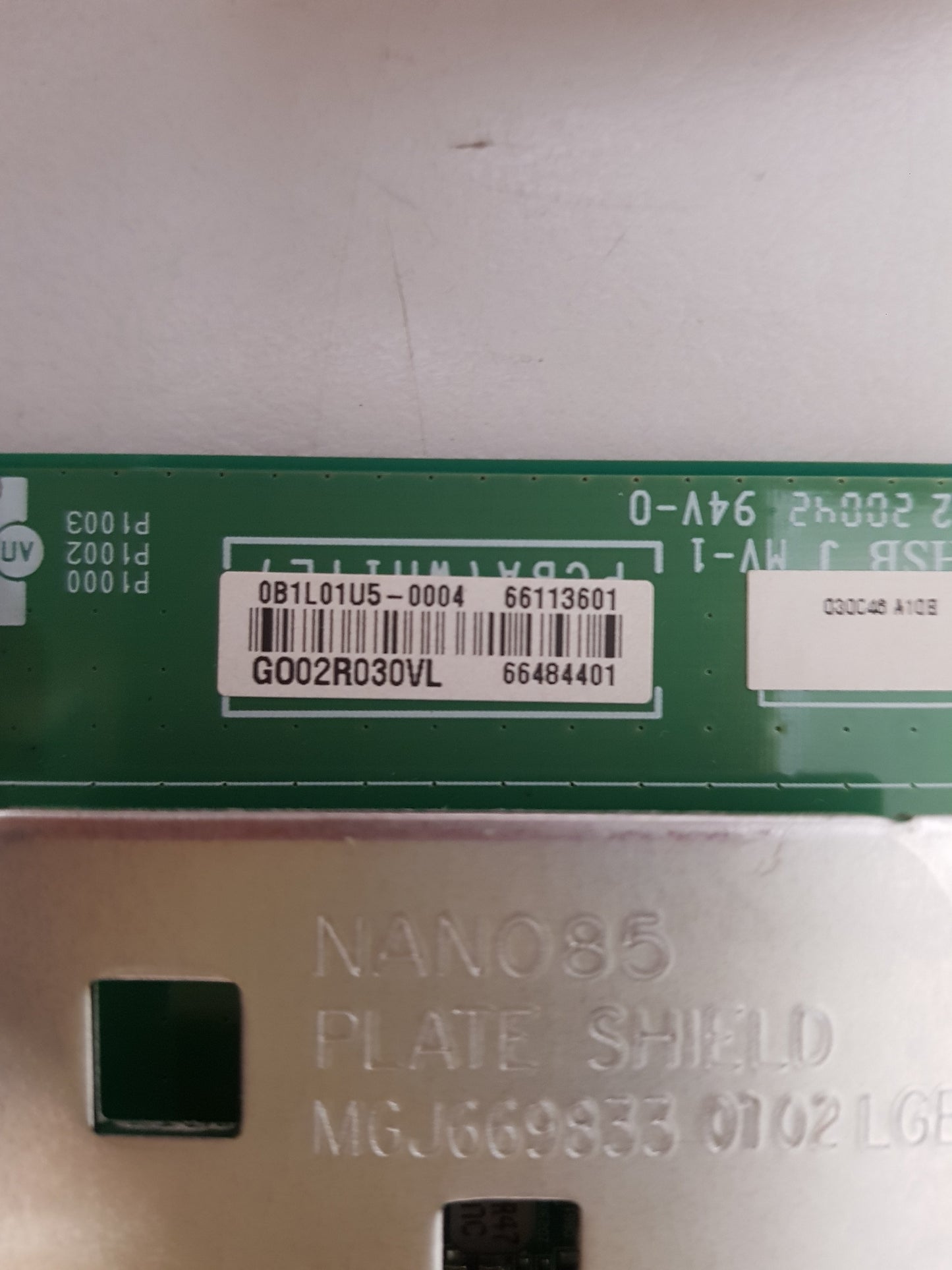 GENUINE LG 86UN8100PTB MAIN BOARD EAX69120303 1.1 66113601 66484401