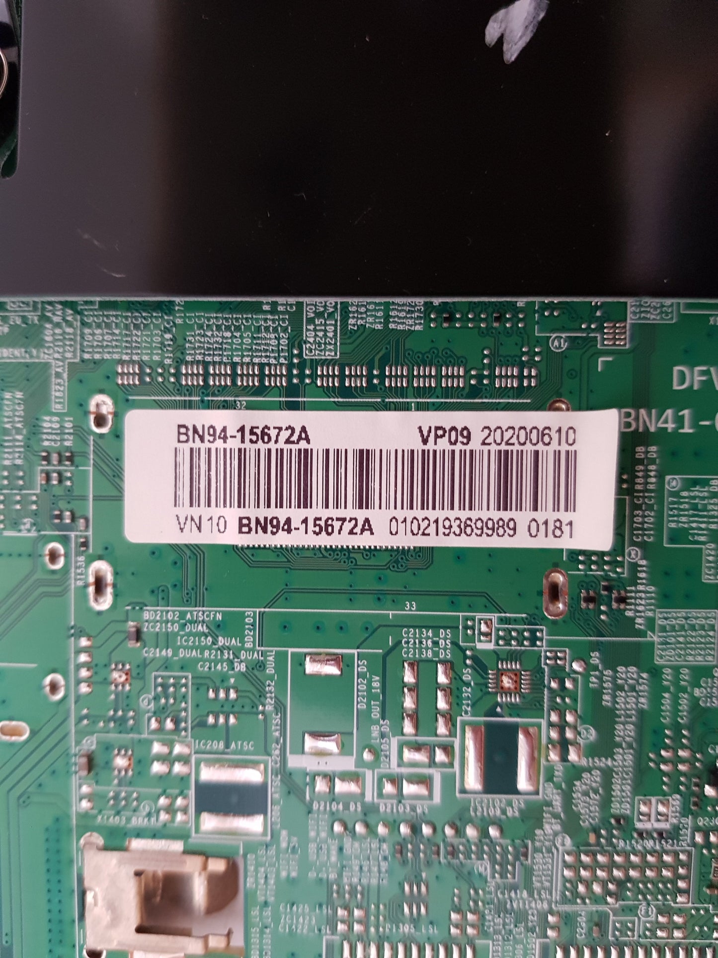 SAMSUNG QA55Q80TAW XXY (VER CA02) MAIN BOARD BN94-15672A BN41-02749A