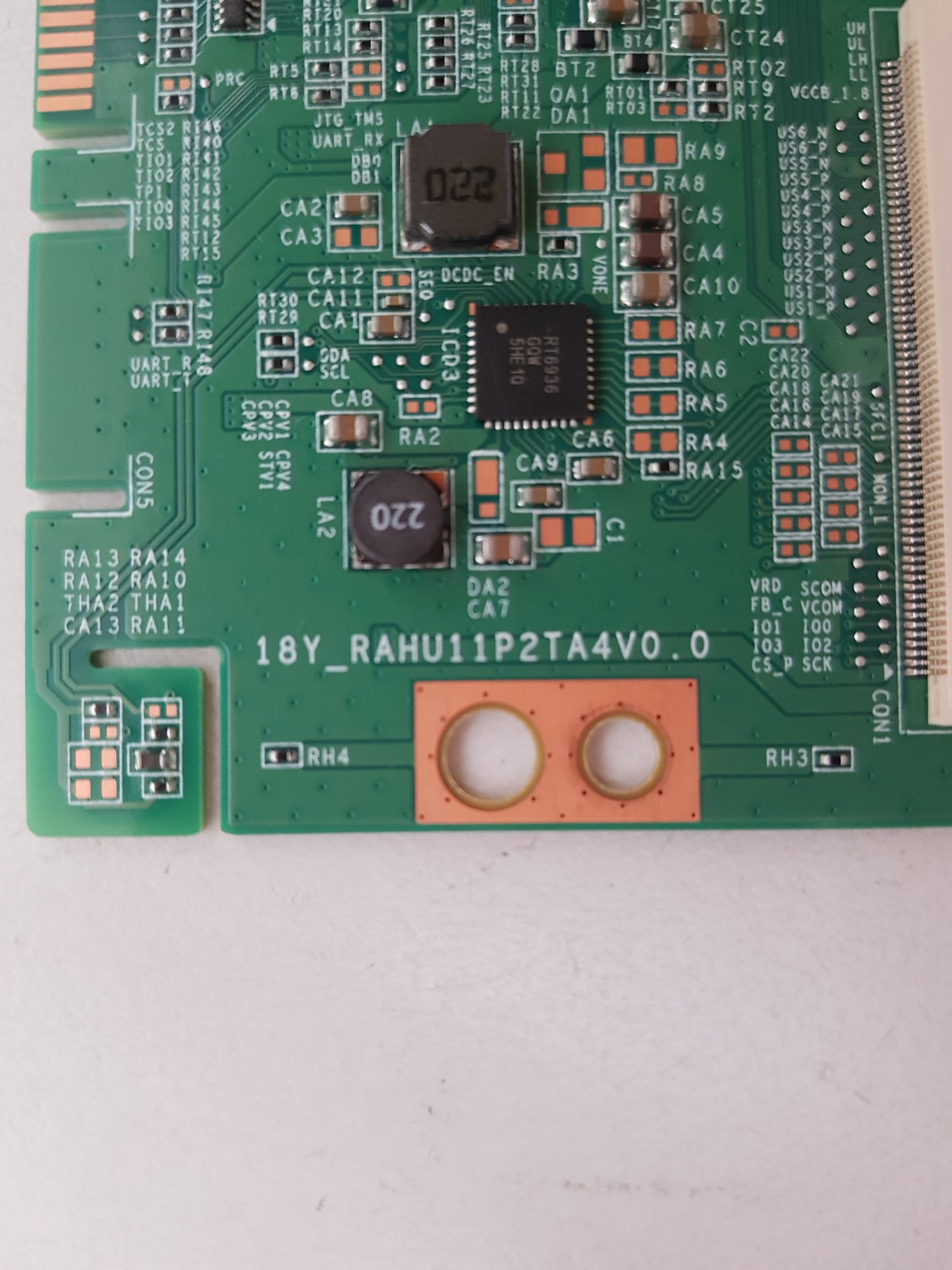 TCL 65P4US T-CON BOARD 18Y_RAHU11P2TA4V0.0