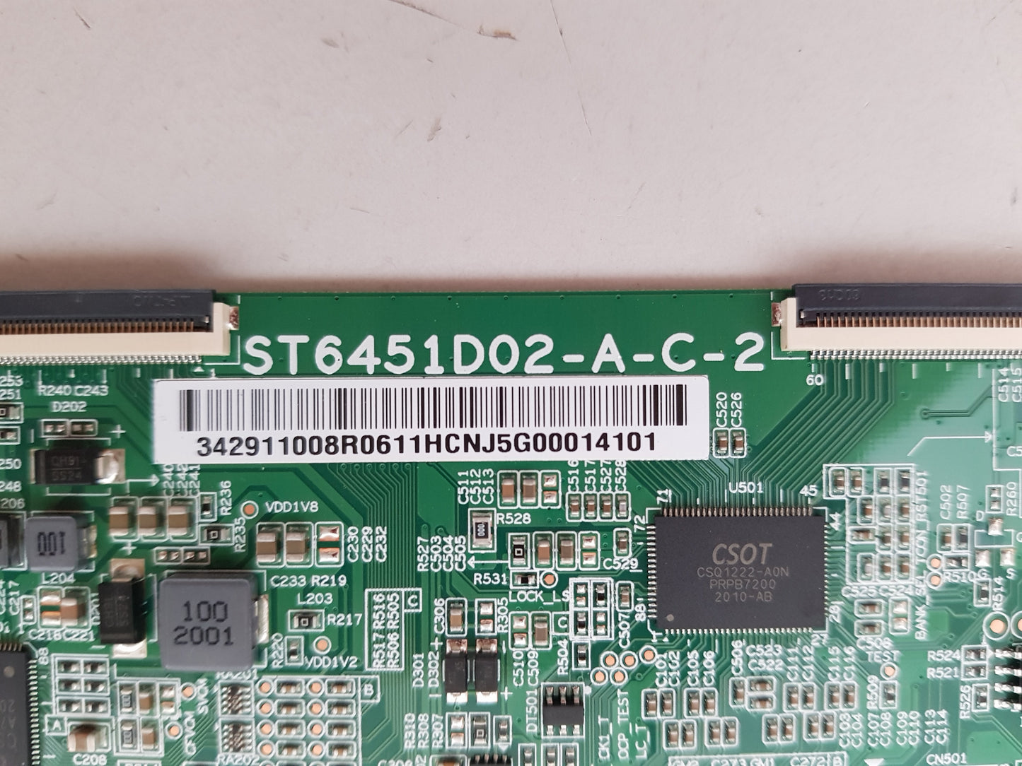 TCL 65C715 T-CON BOARD ST6451D02-A-C-2 342911008R06
