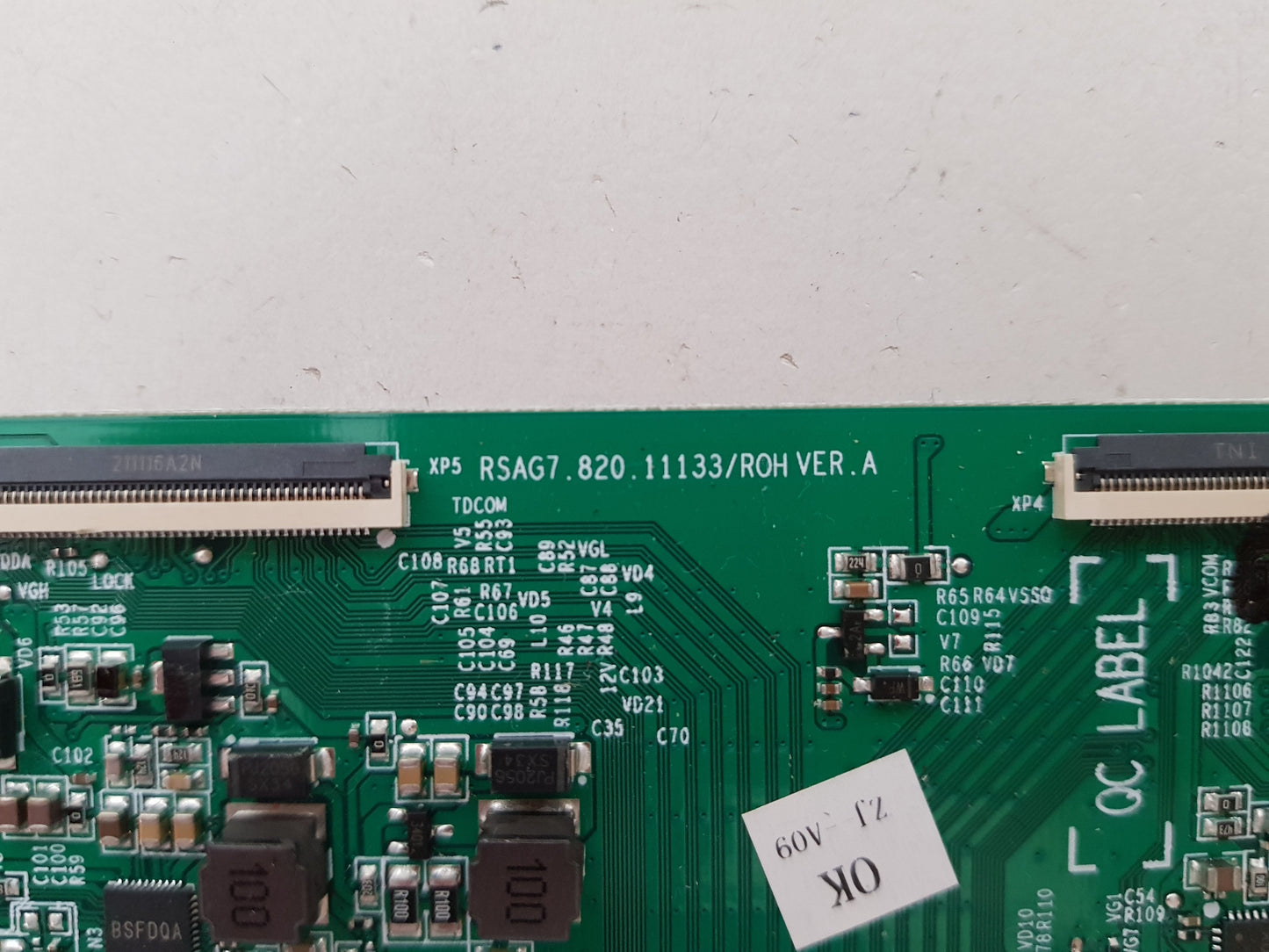 HISENSE 55A7HAU T-CON BOARD RSAG7.820.11133 305807