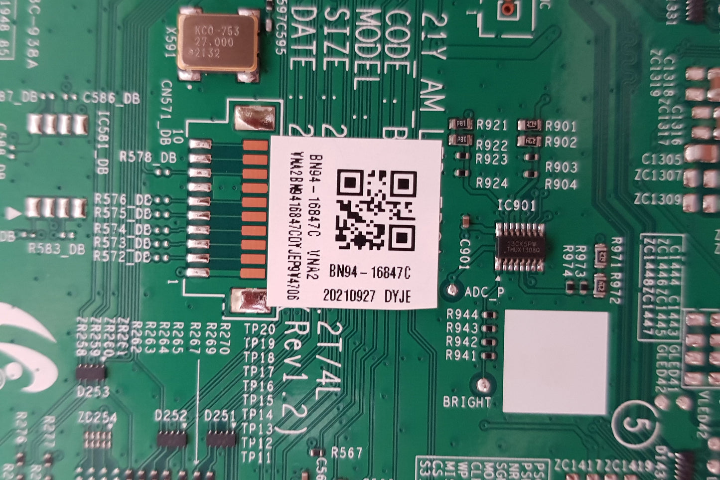 SAMSUNG QA65QN800AW LED DRIVE BOARD BN94-16847C