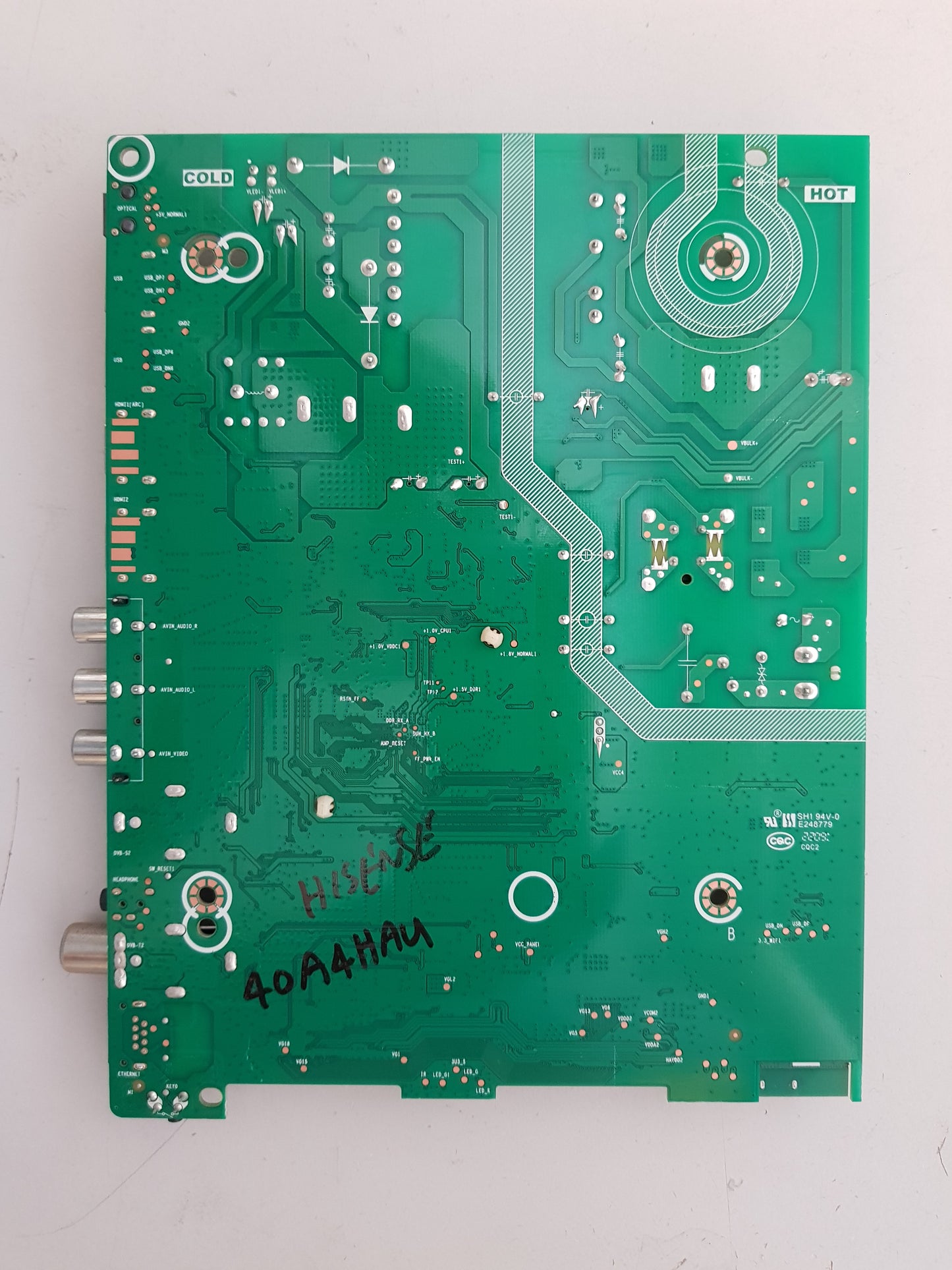 HISENSE 40A4HAU MAIN BOARD RSAG7.820.12196 40A33EAVT 312410